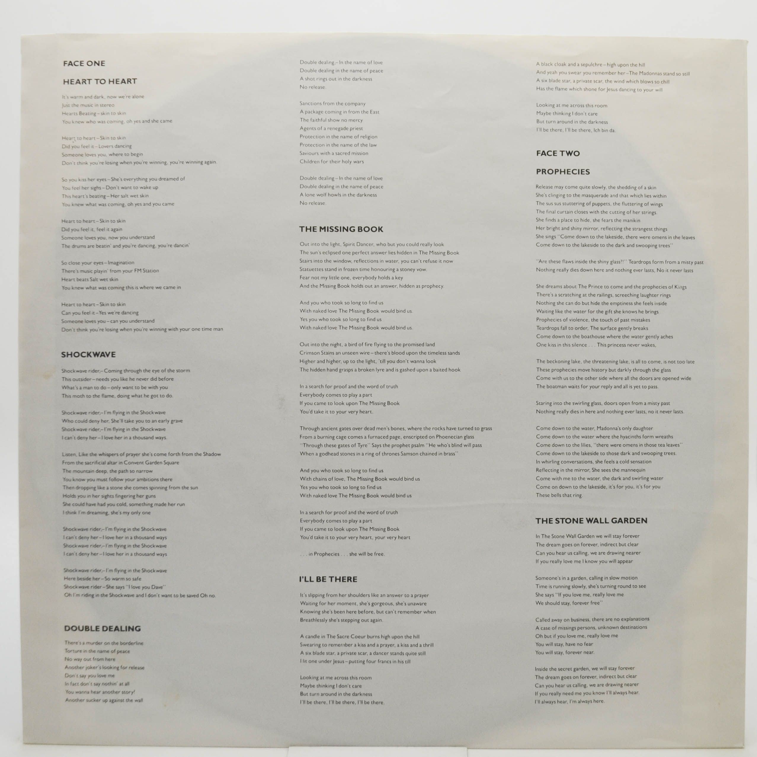 David Knopfler — Behind The Lines, 1985