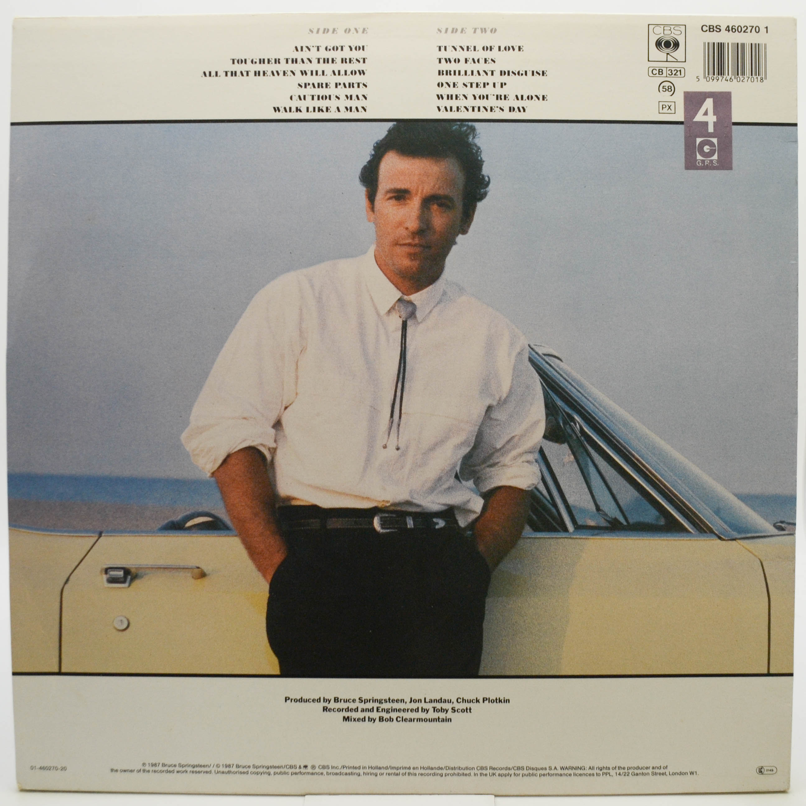 Bruce Springsteen — Tunnel Of Love, 1987