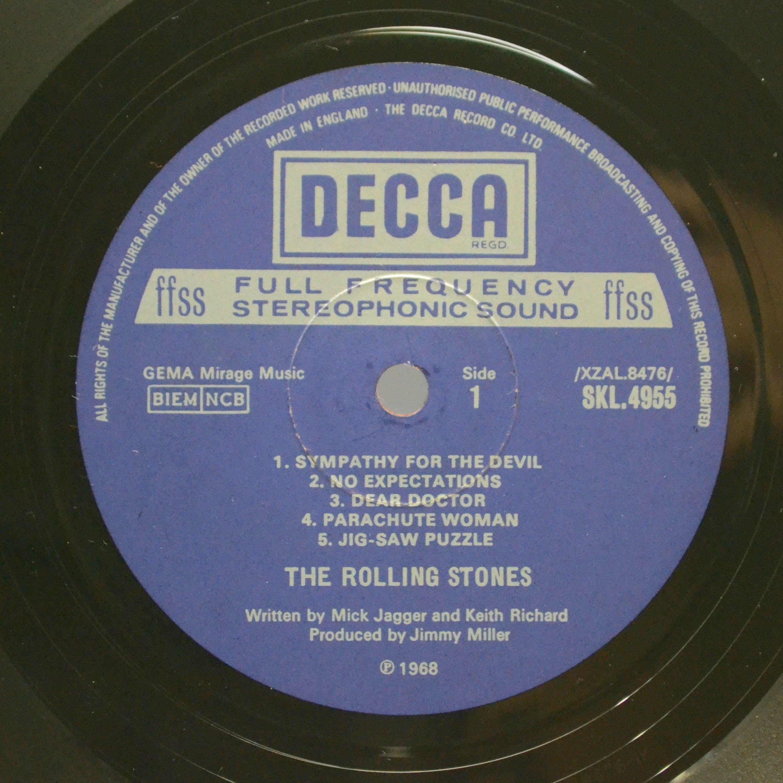 Rolling Stones — Beggars Banquet (UK), 1968