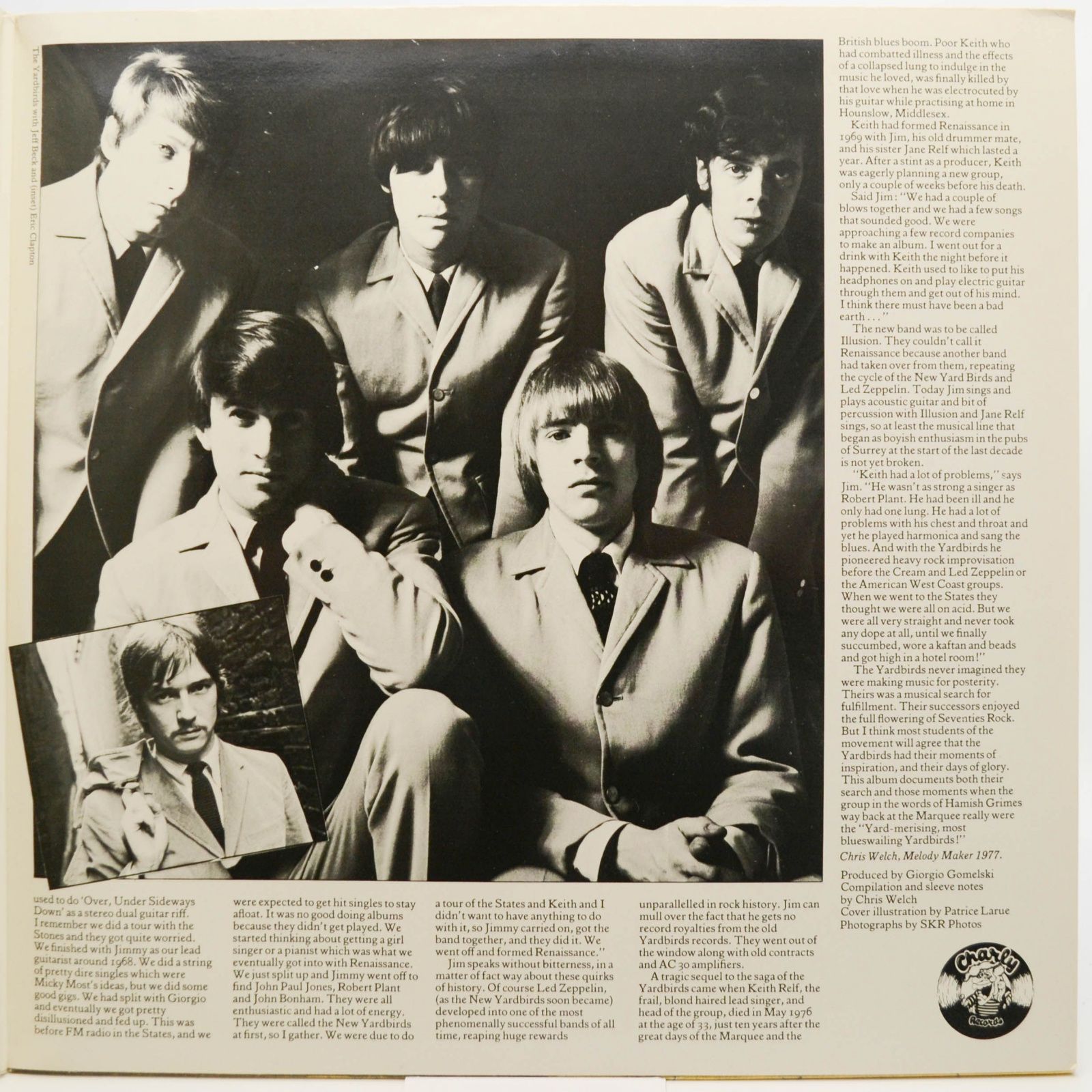 Yardbirds — Shapes Of Things (2LP), 1977