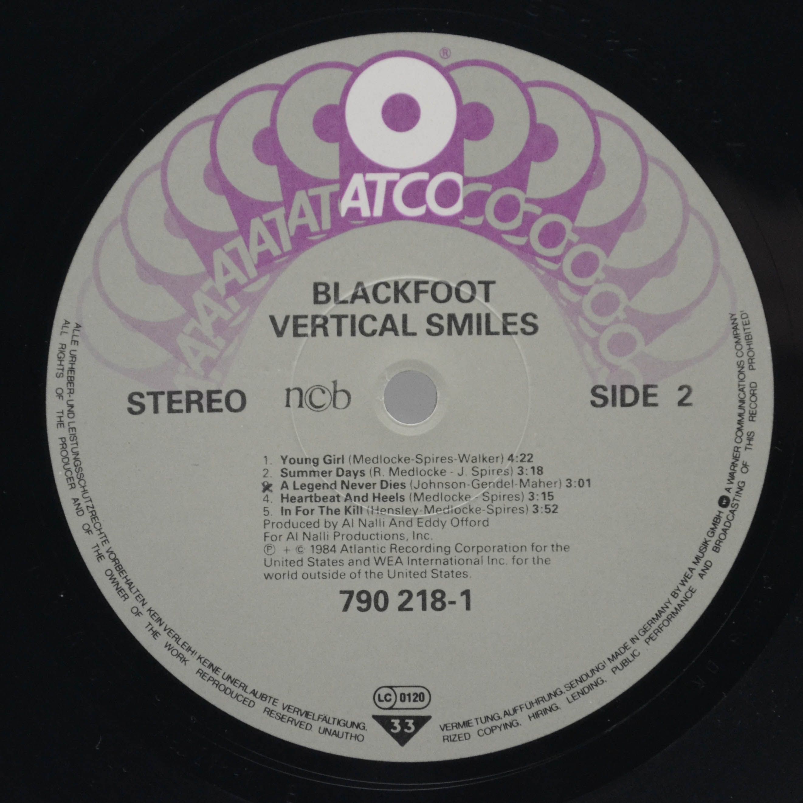 Blackfoot — Vertical Smiles, 1975
