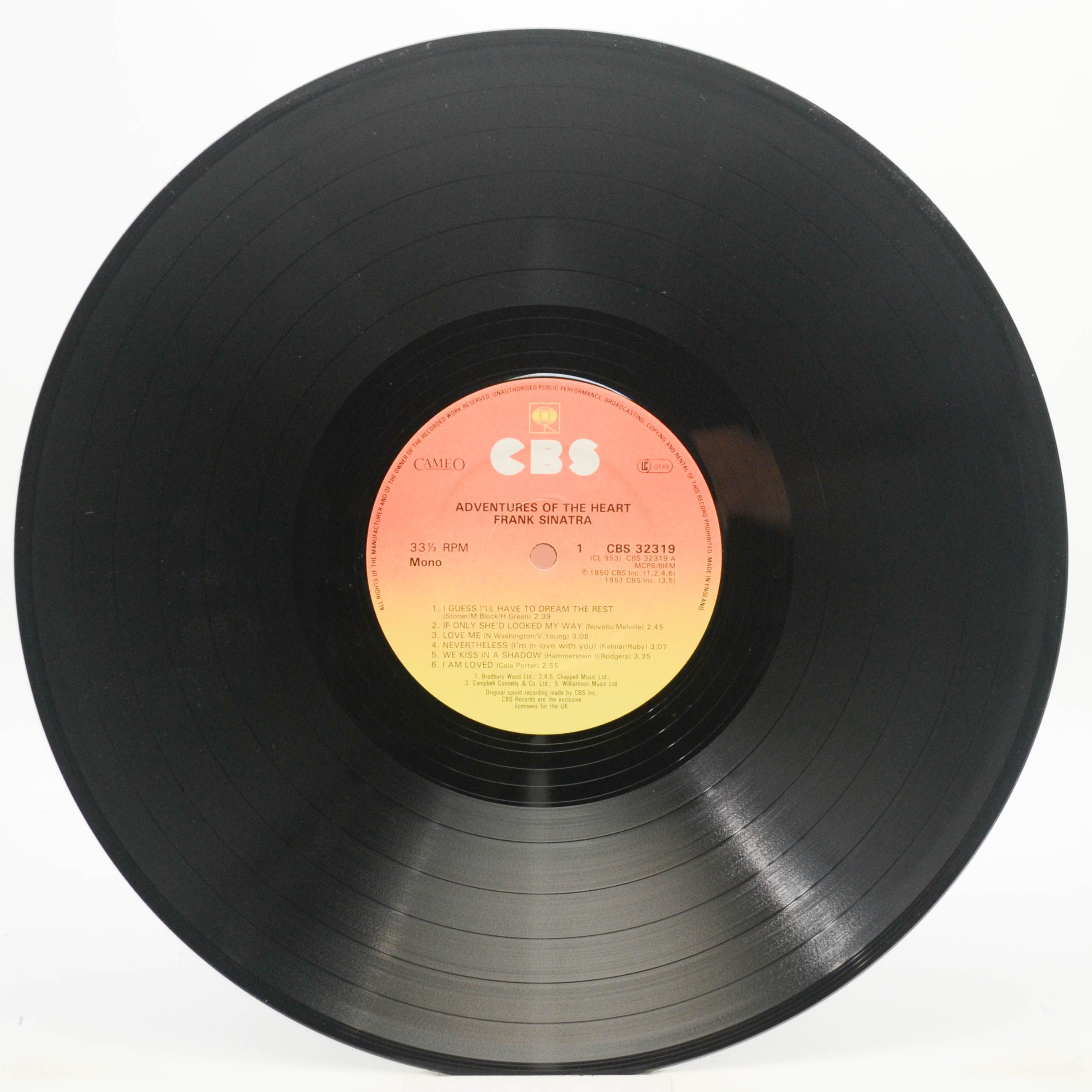 Frank Sinatra — Adventures Of The Heart (UK), 1984