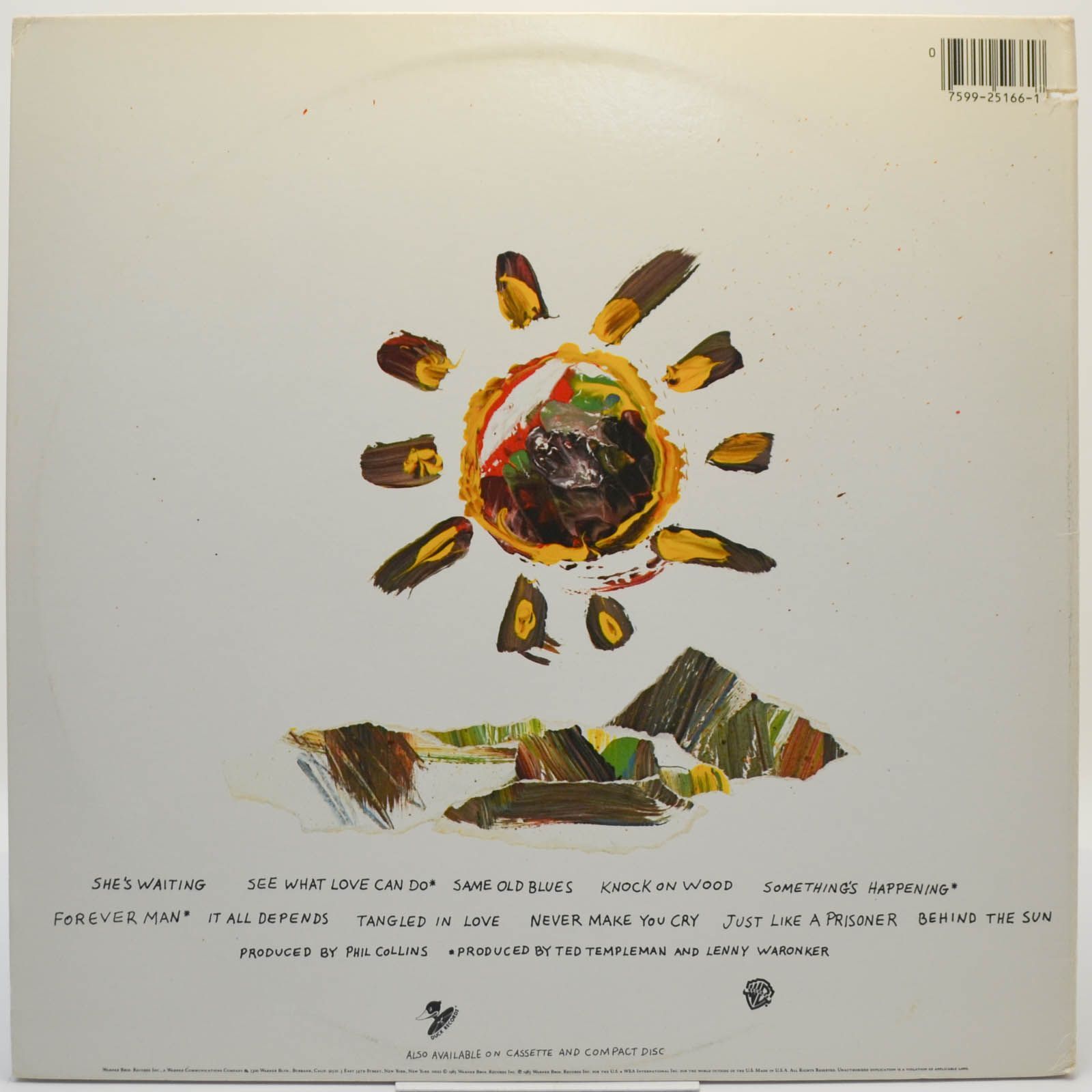 Eric Clapton — Behind The Sun (USA), 1985