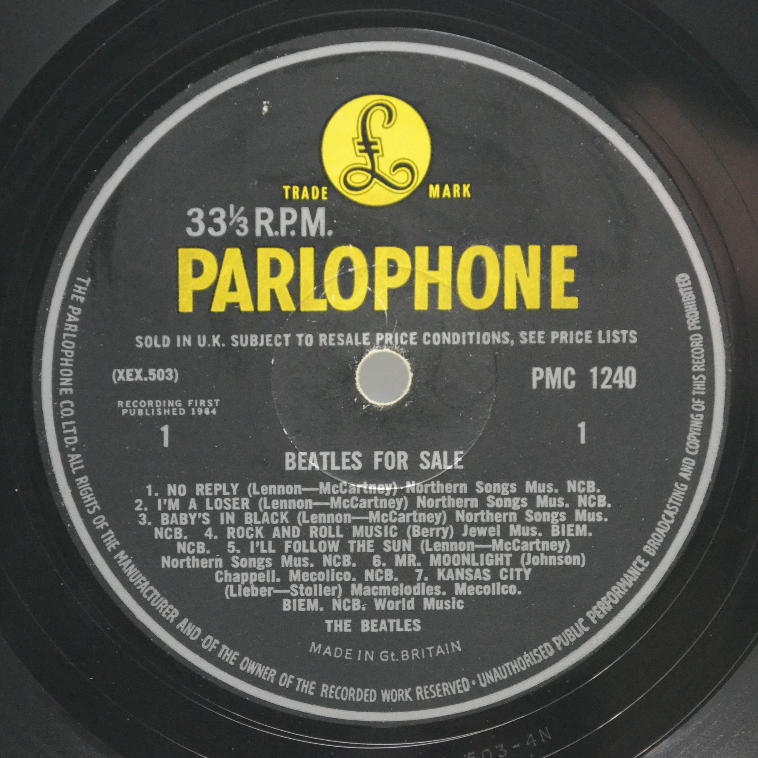 Beatles — Beatles For Sale (UK), 1964