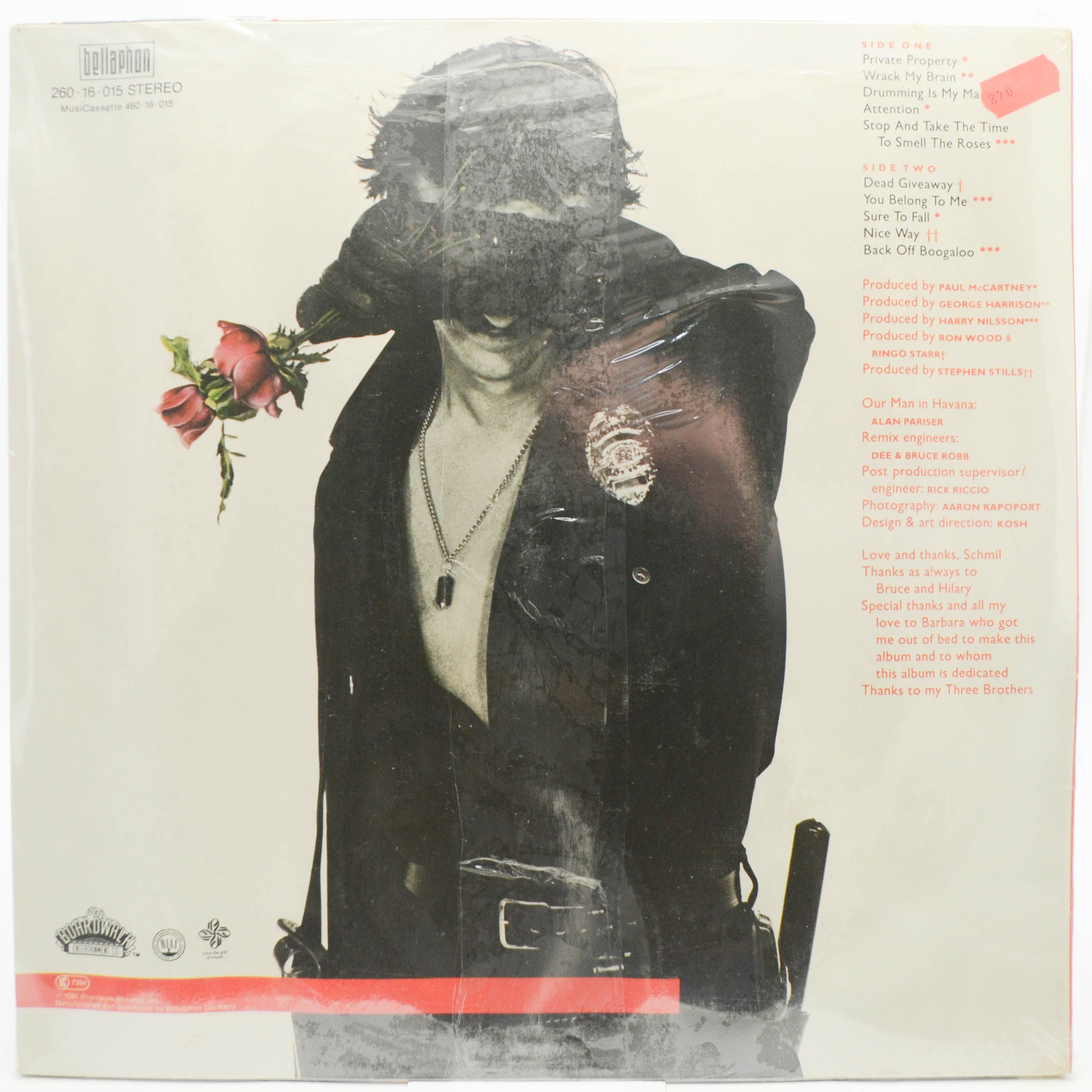 Ringo Starr — Stop And Smell The Roses, 1981