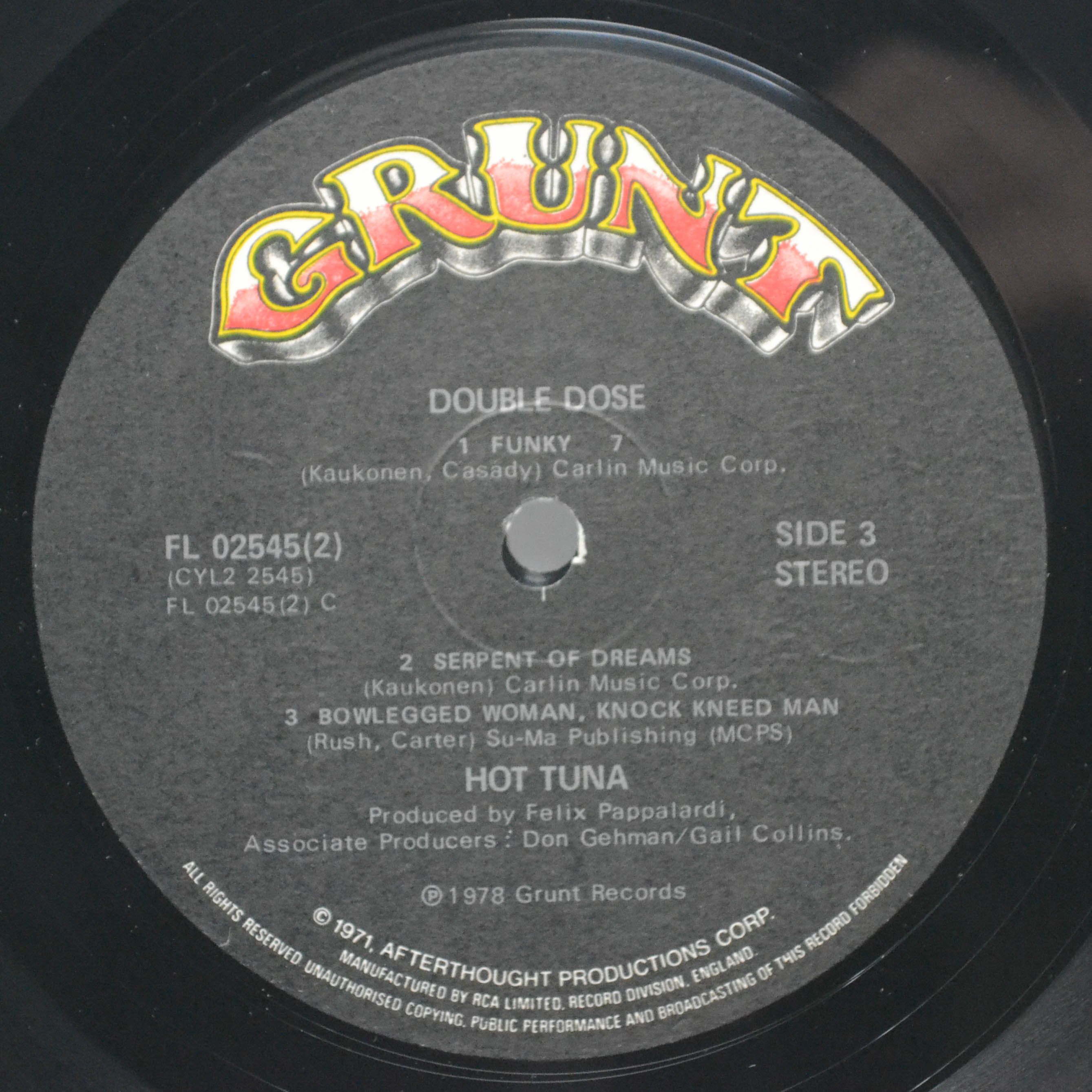 Hot Tuna — Double Dose (2LP, UK), 1978