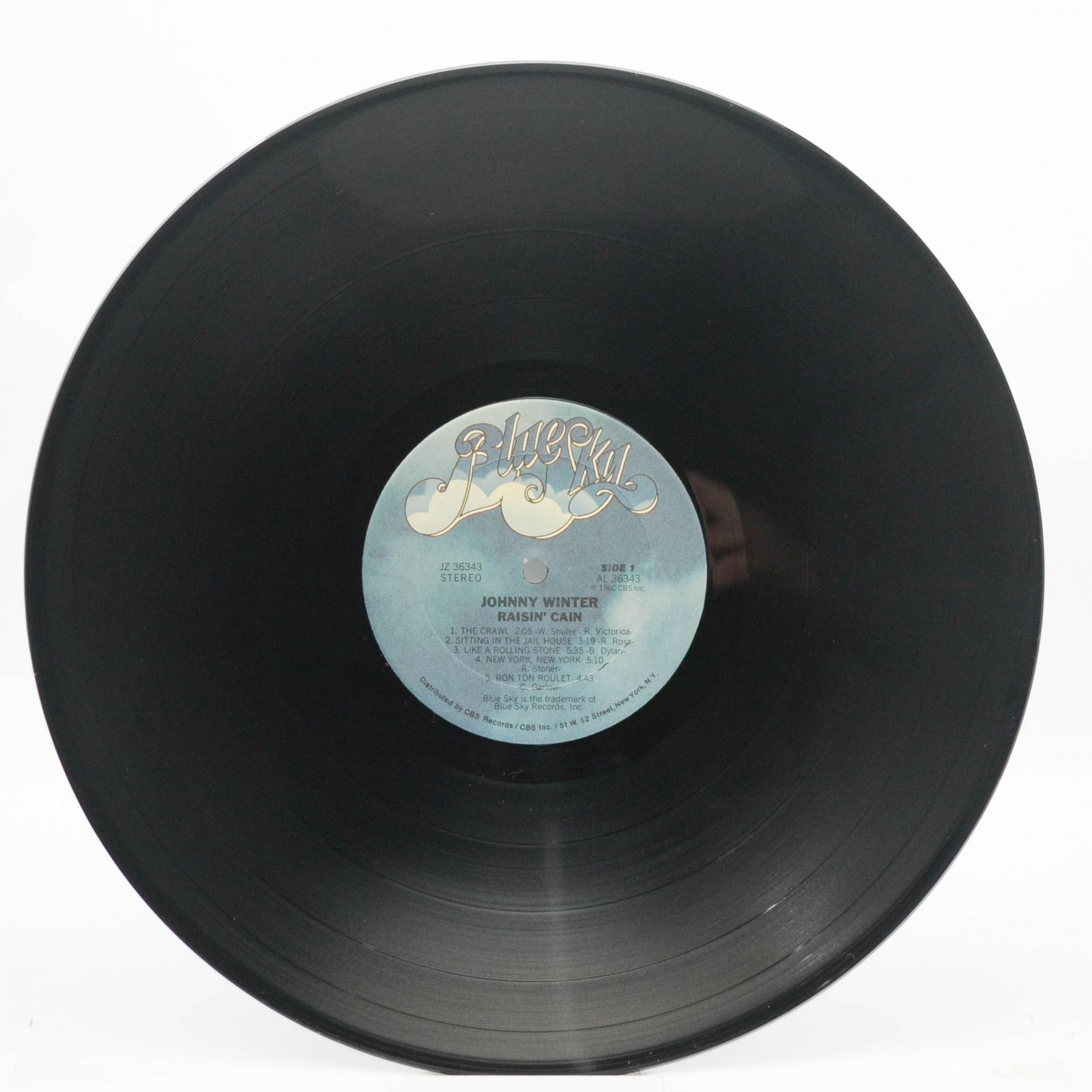 Johnny Winter — Raisin' Cain (1-st, USA), 1980