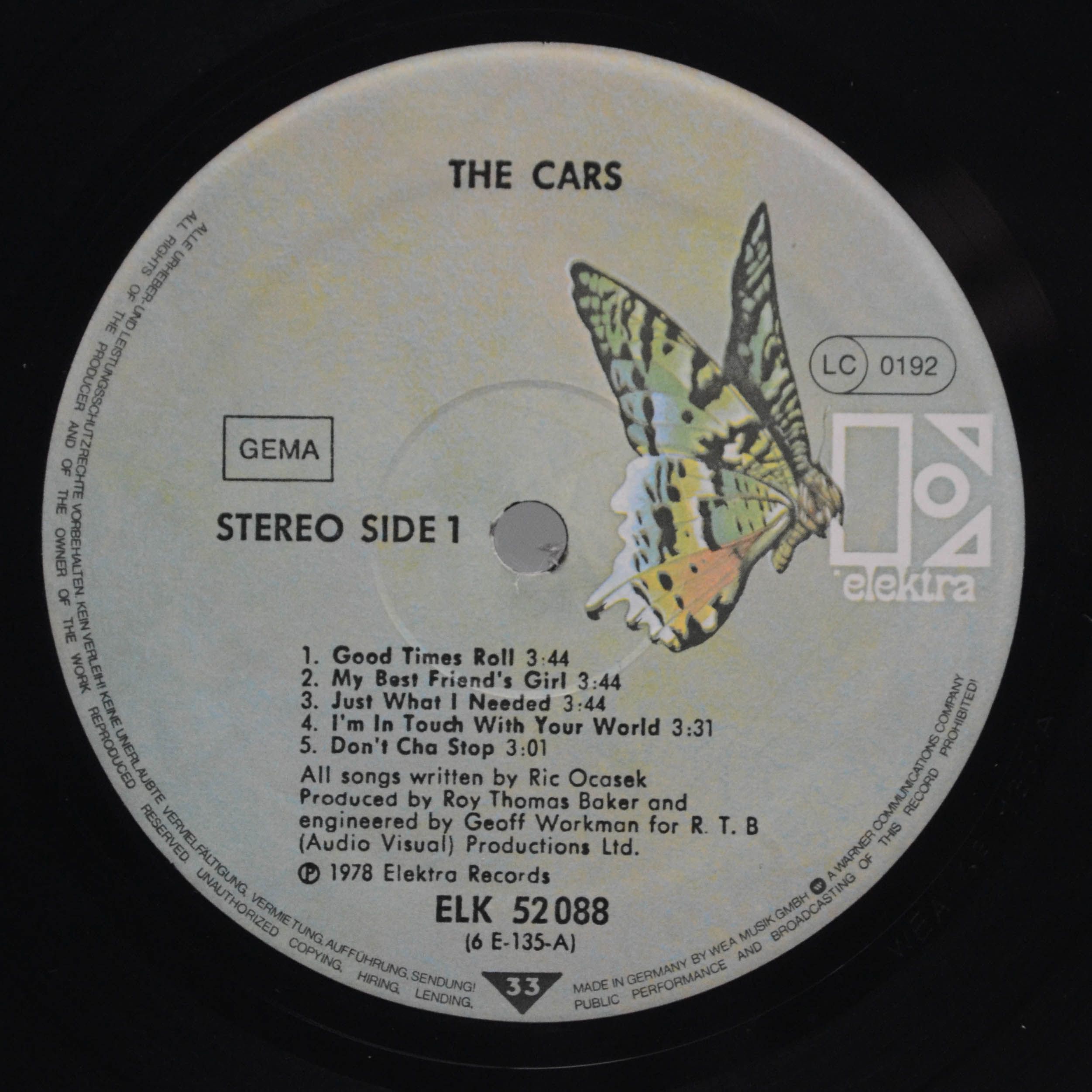 Cars — The Cars, 1978