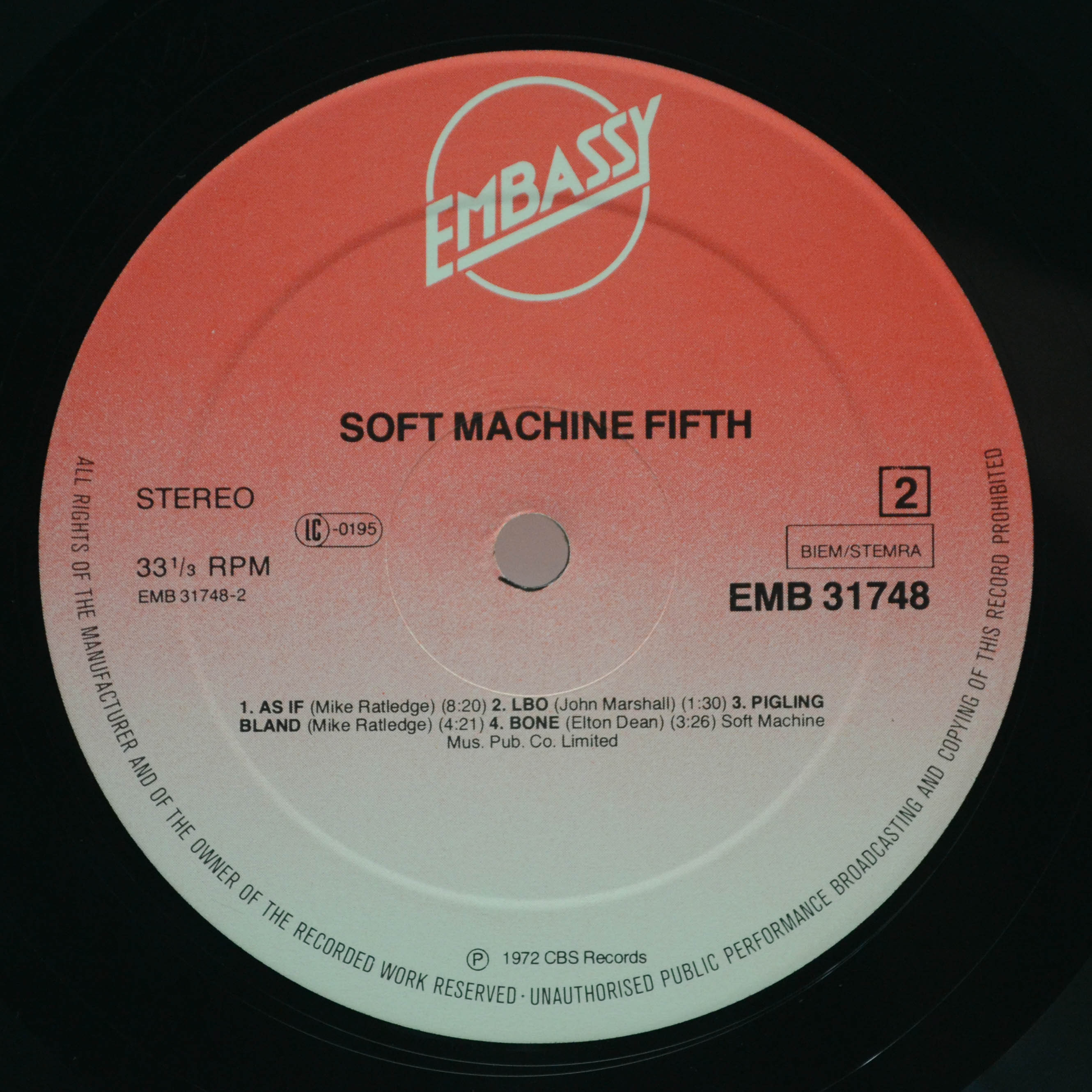 Soft Machine — Fifth, 1972