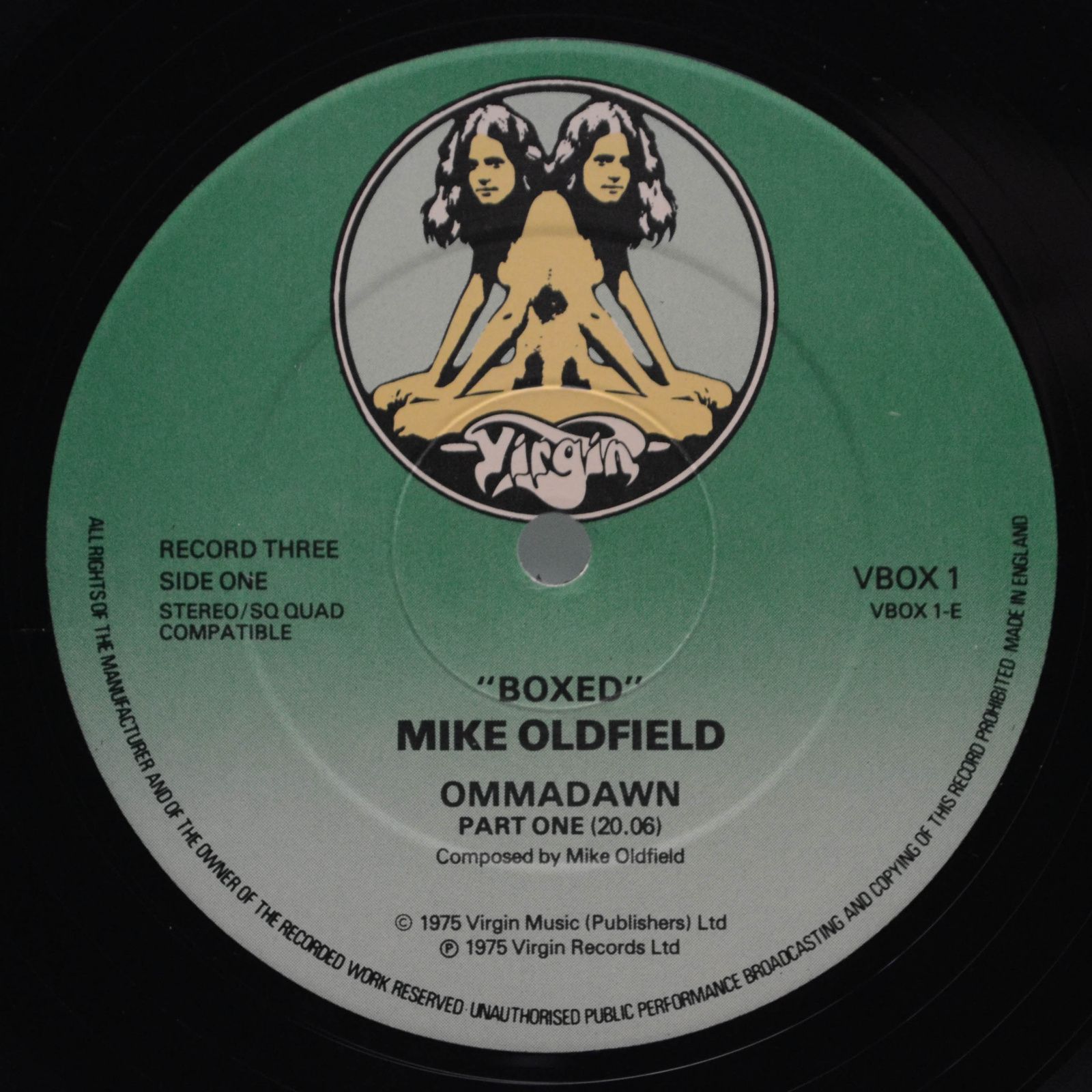 Mike Oldfield — Boxed (UK, Box-set, booklet), 1976