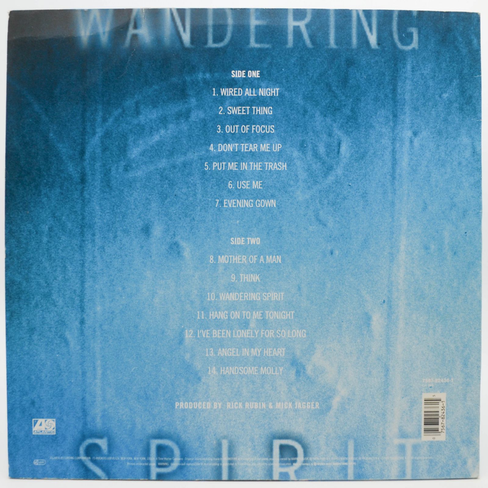 Mick Jagger — Wandering Spirit, 1993