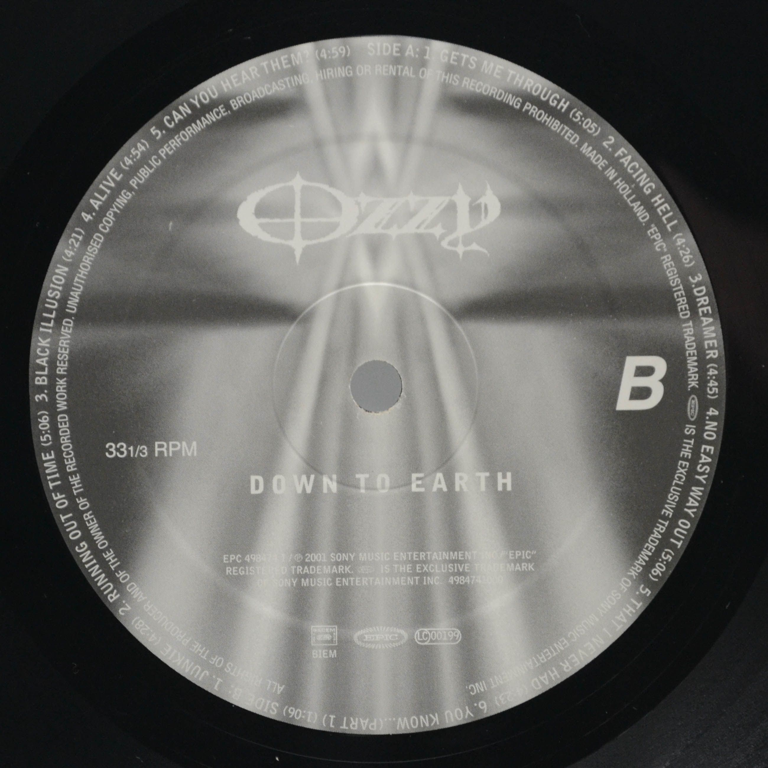 Ozzy Osbourne — Down To Earth, 2001