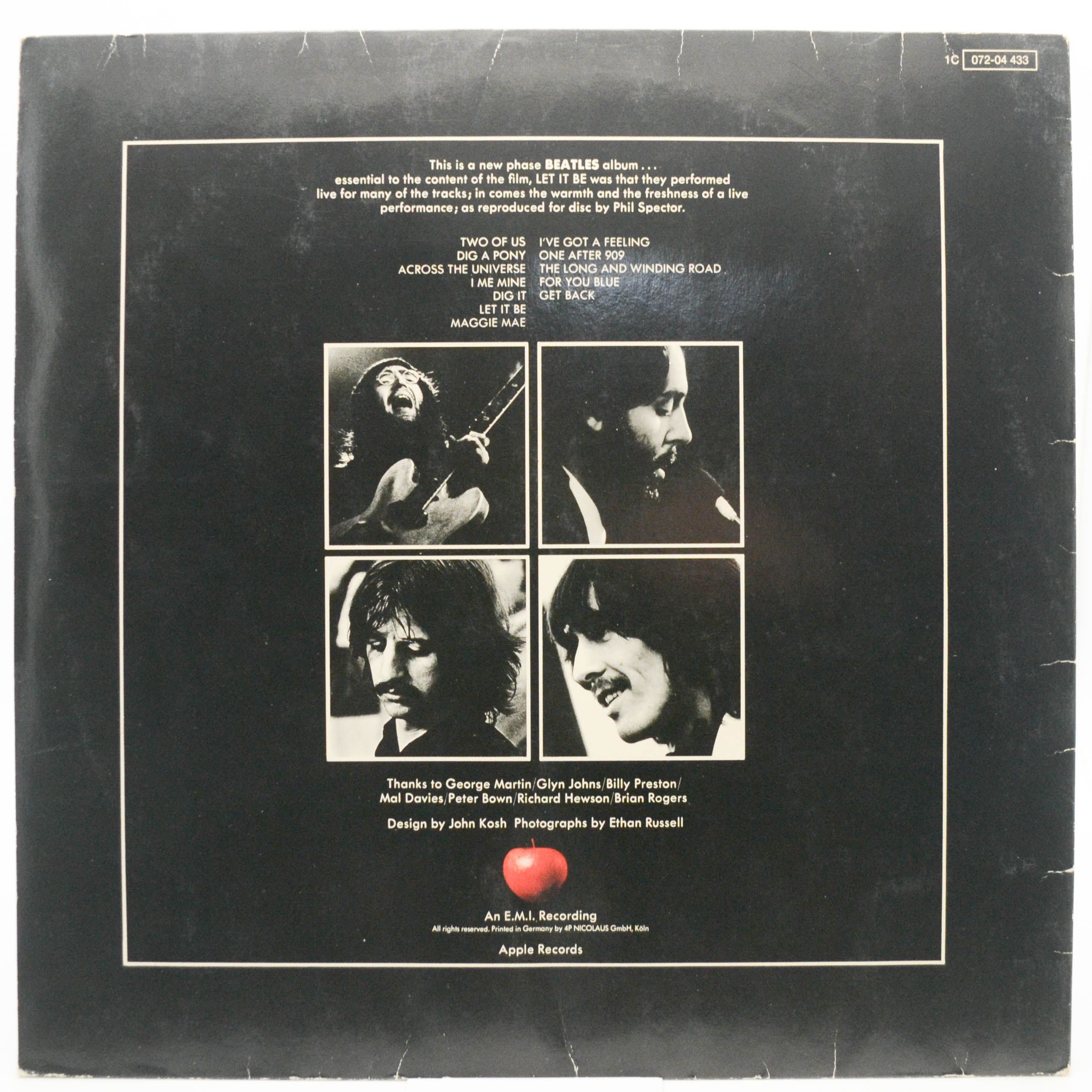 Beatles — Let It Be, 1970