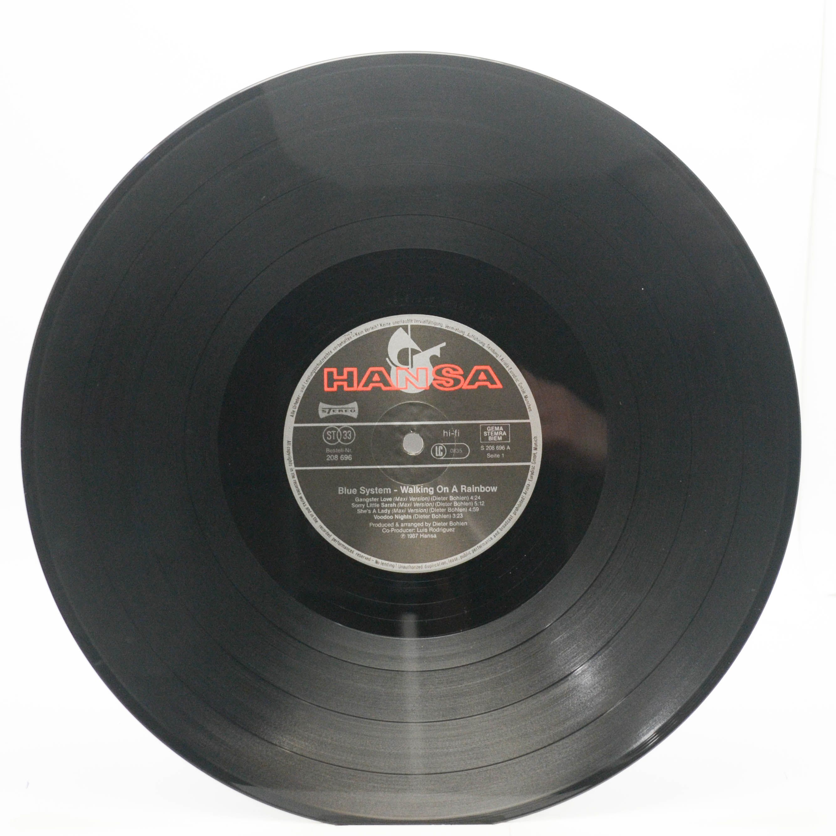 Blue System — Walking On A Rainbow, 1987