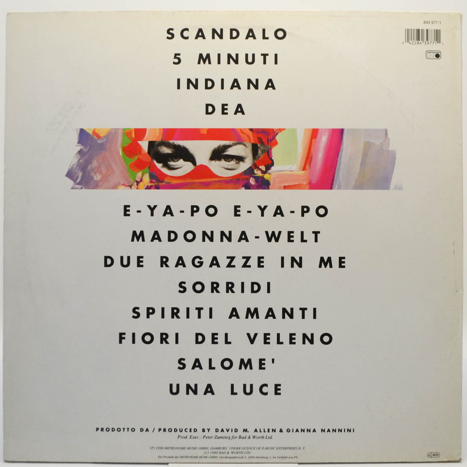 Gianna Nannini — Scandalo, 1990