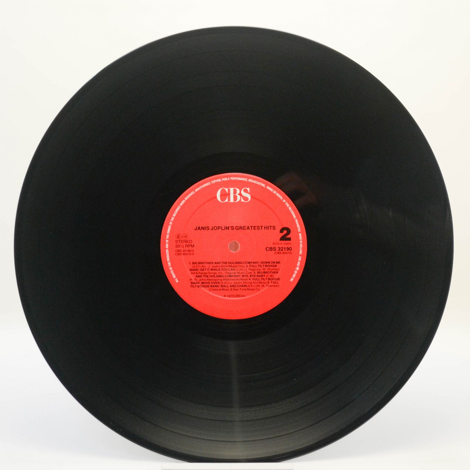 Janis Joplin — Janis Joplin's Greatest Hits, 1973