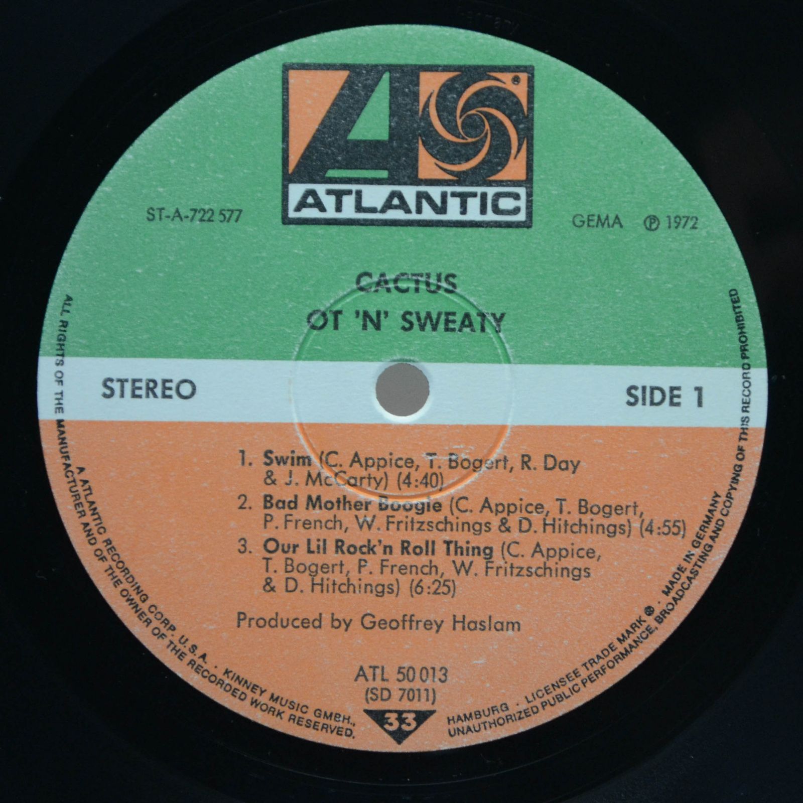 Cactus — 'Ot 'N' Sweaty, 1972