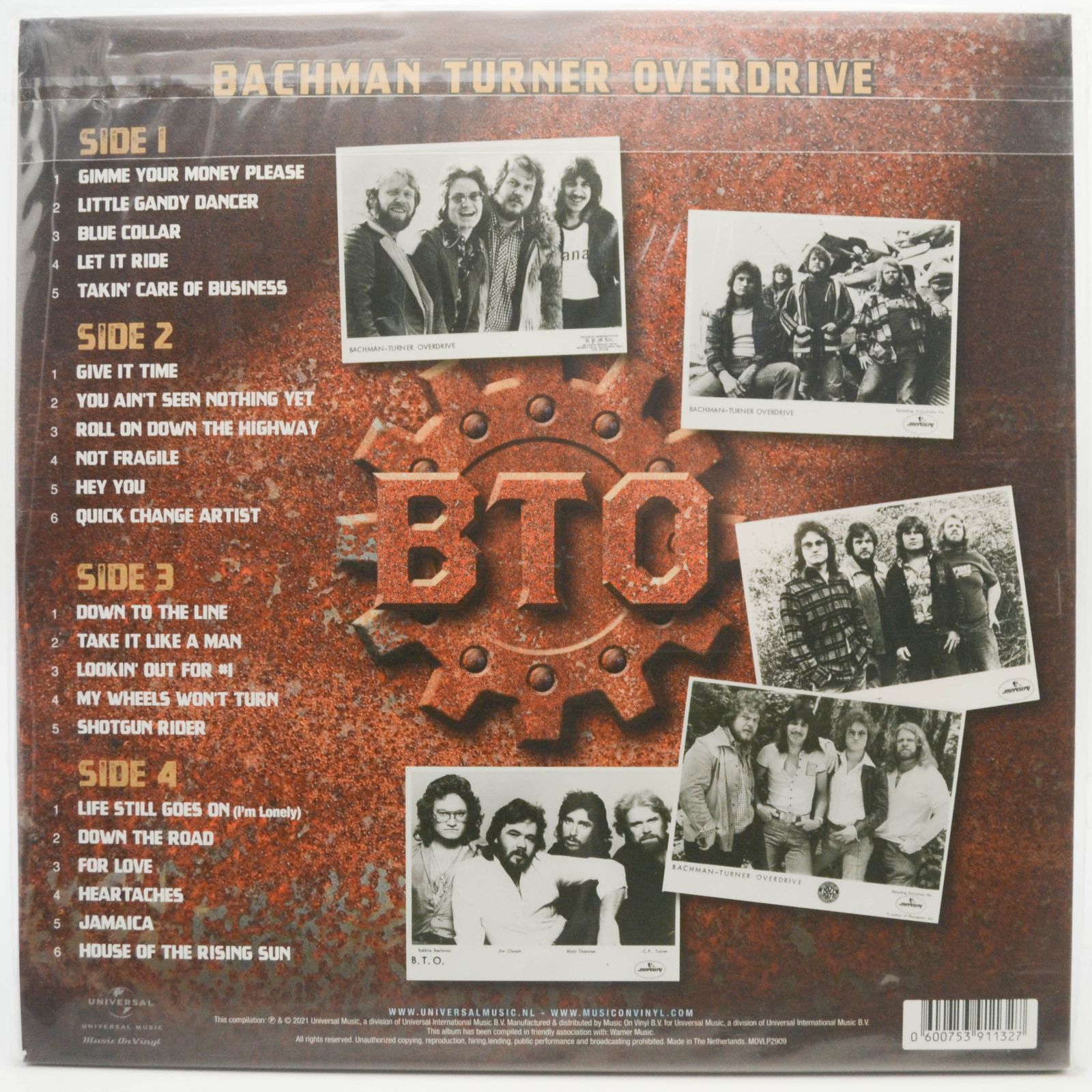 Bachman-Turner Overdrive — Collected (2LP), 2021