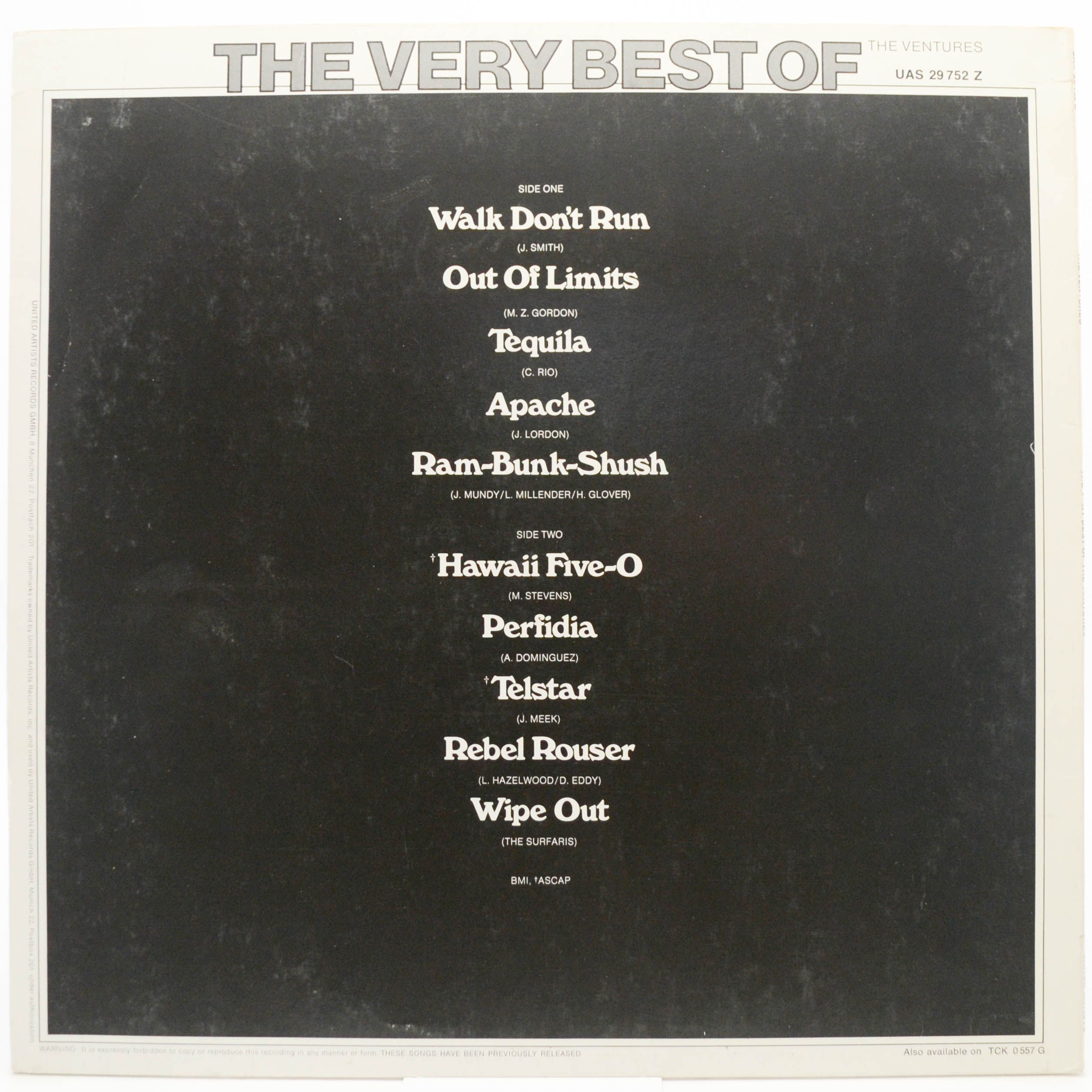 Ventures — The Very Best Of The Ventures, 1975