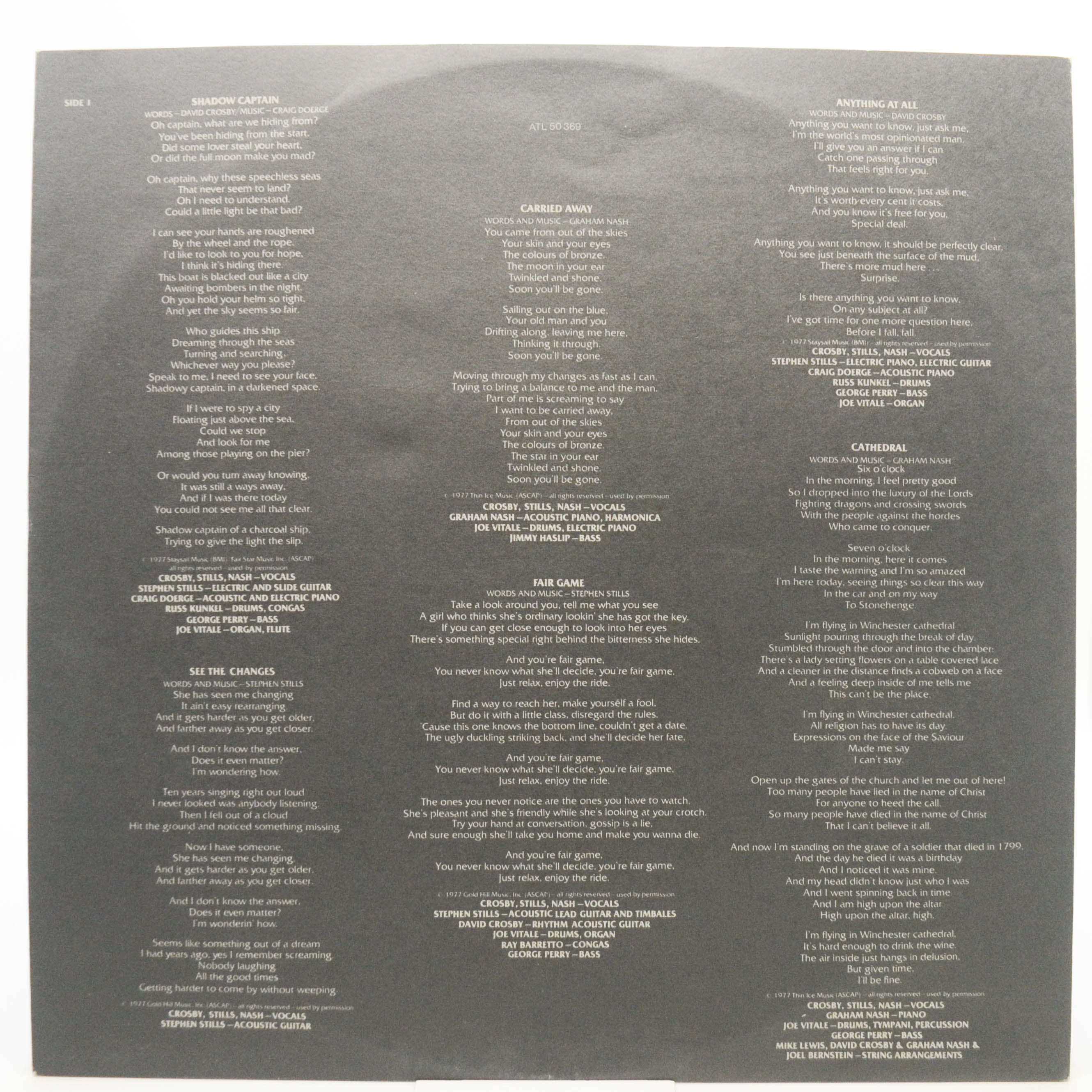 Crosby, Stills & Nash — CSN, 1977