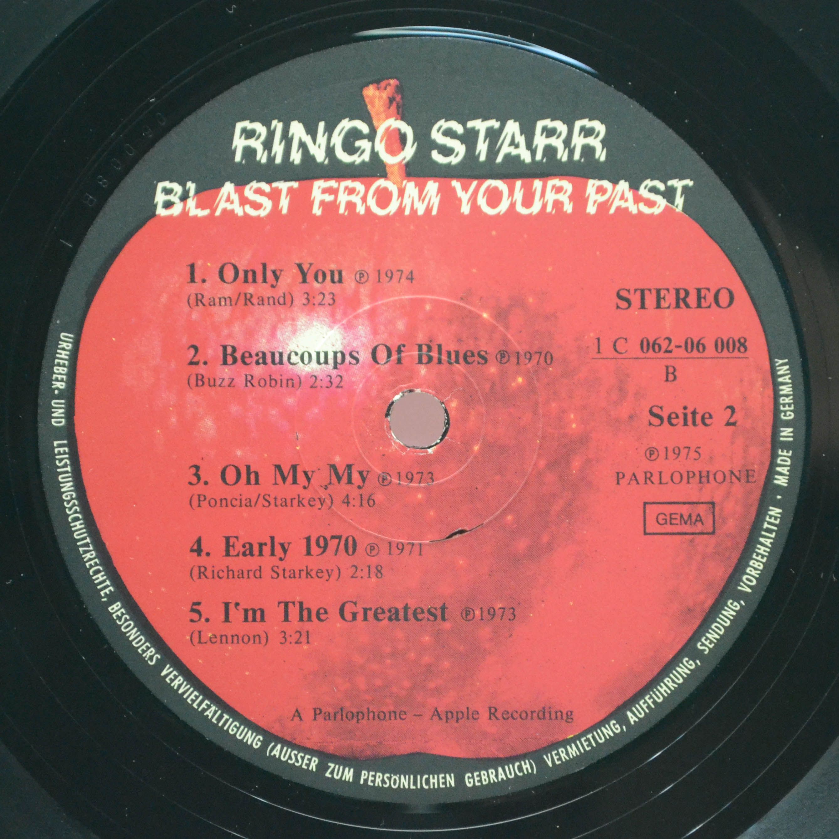 Ringo Starr — Blast From Your Past, 1975