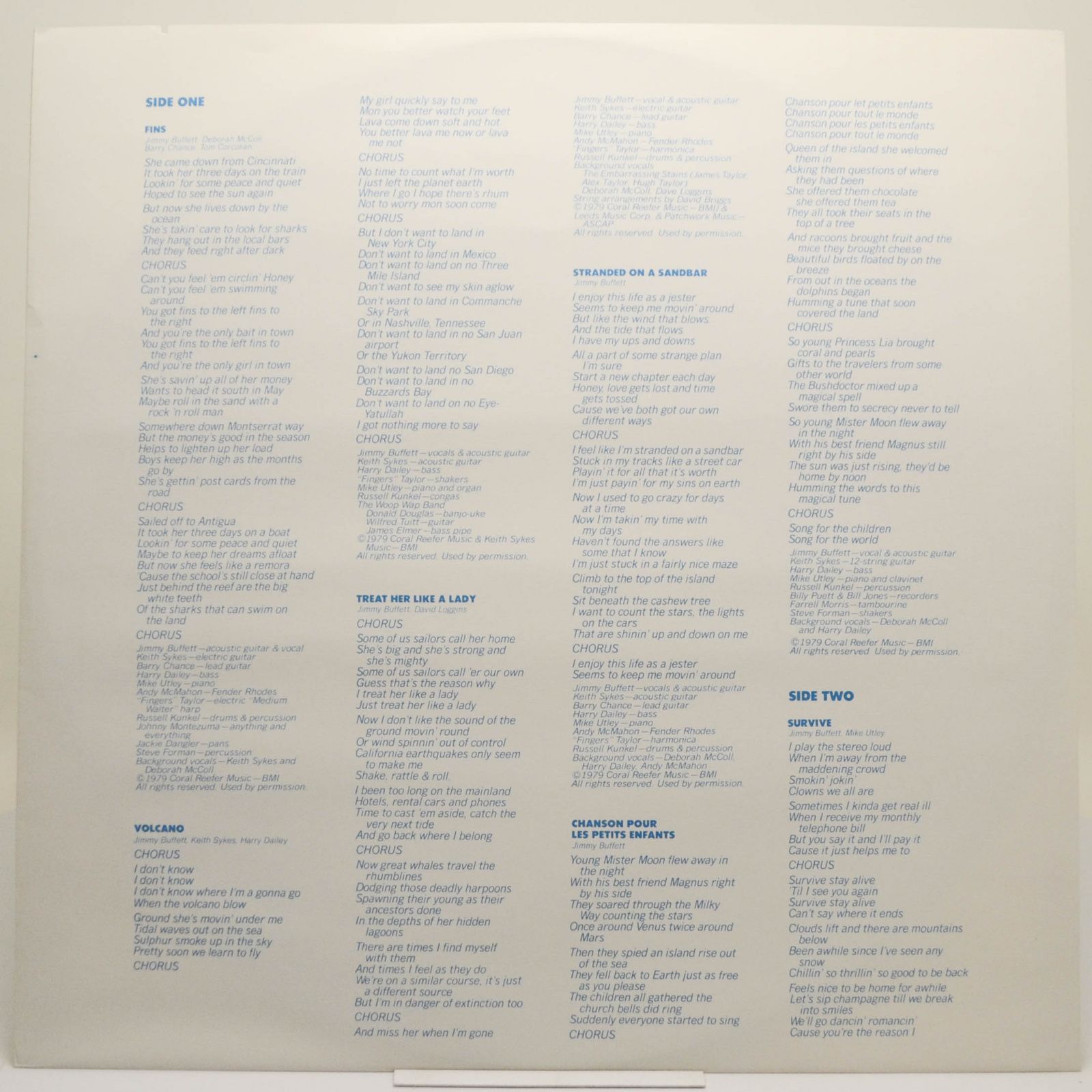 Jimmy Buffett — Volcano, 1979