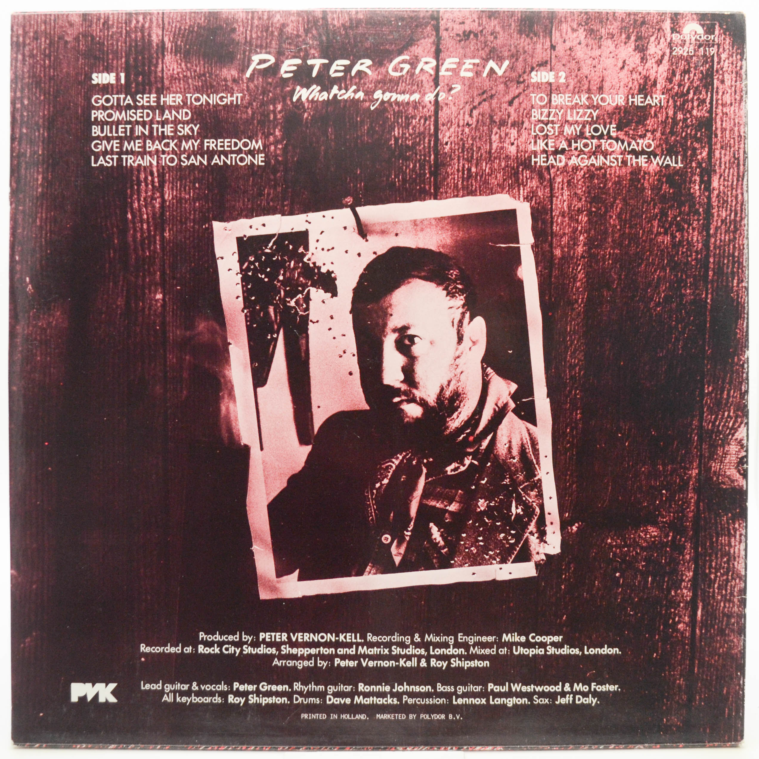 Peter Green — Whatcha Gonna Do?, 1981