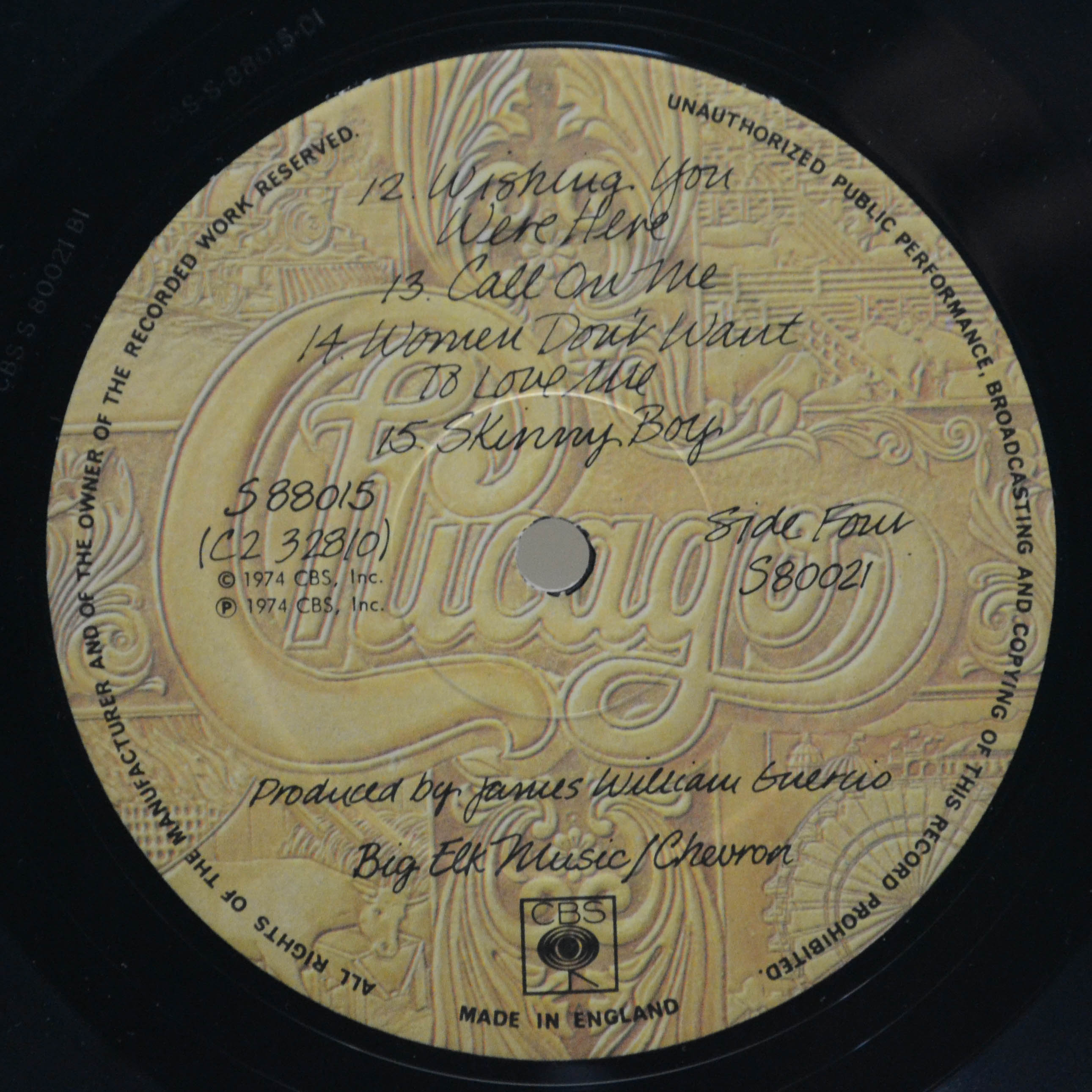 Chicago — Chicago VII (2LP, UK), 1974