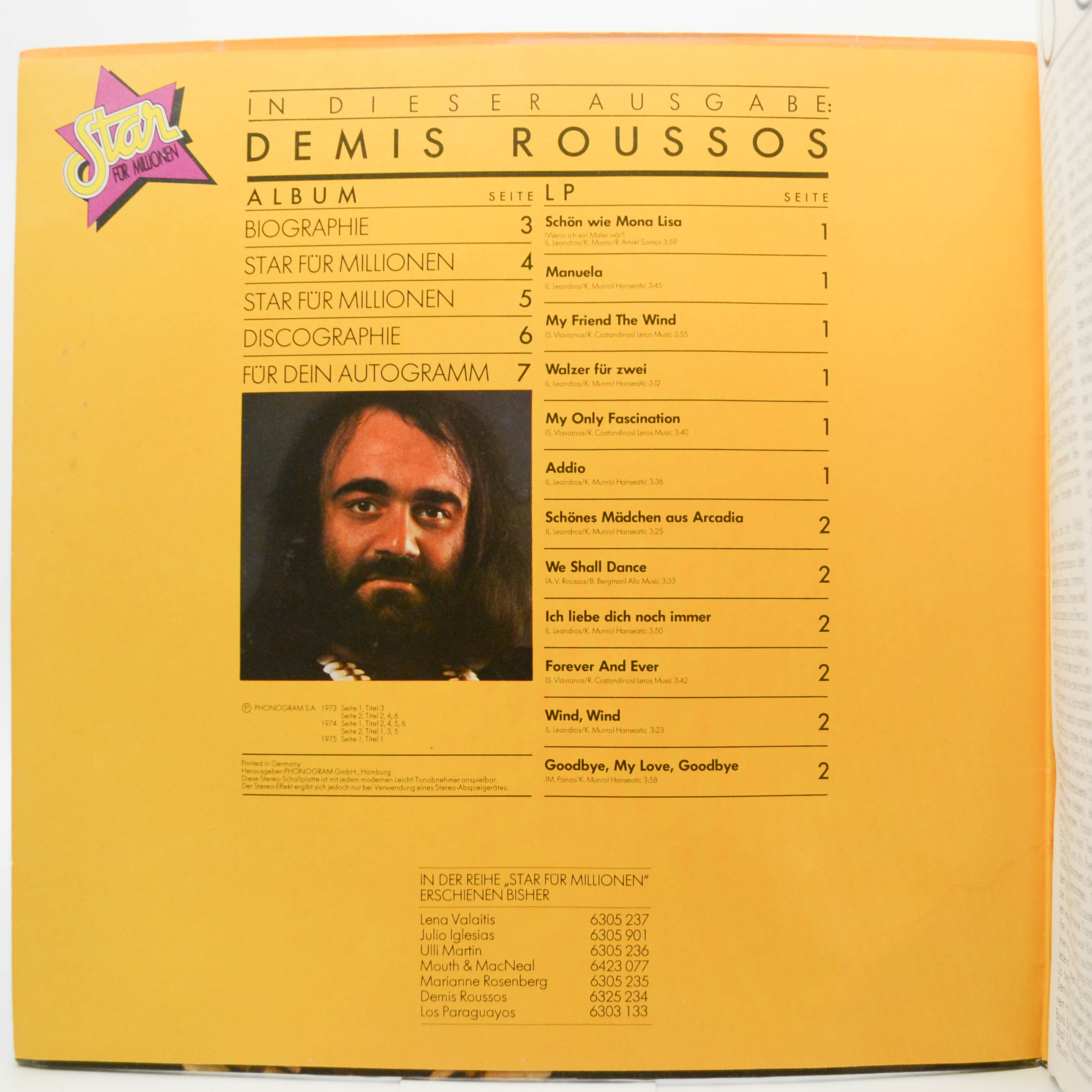 Demis Roussos — Star Für Millionen,