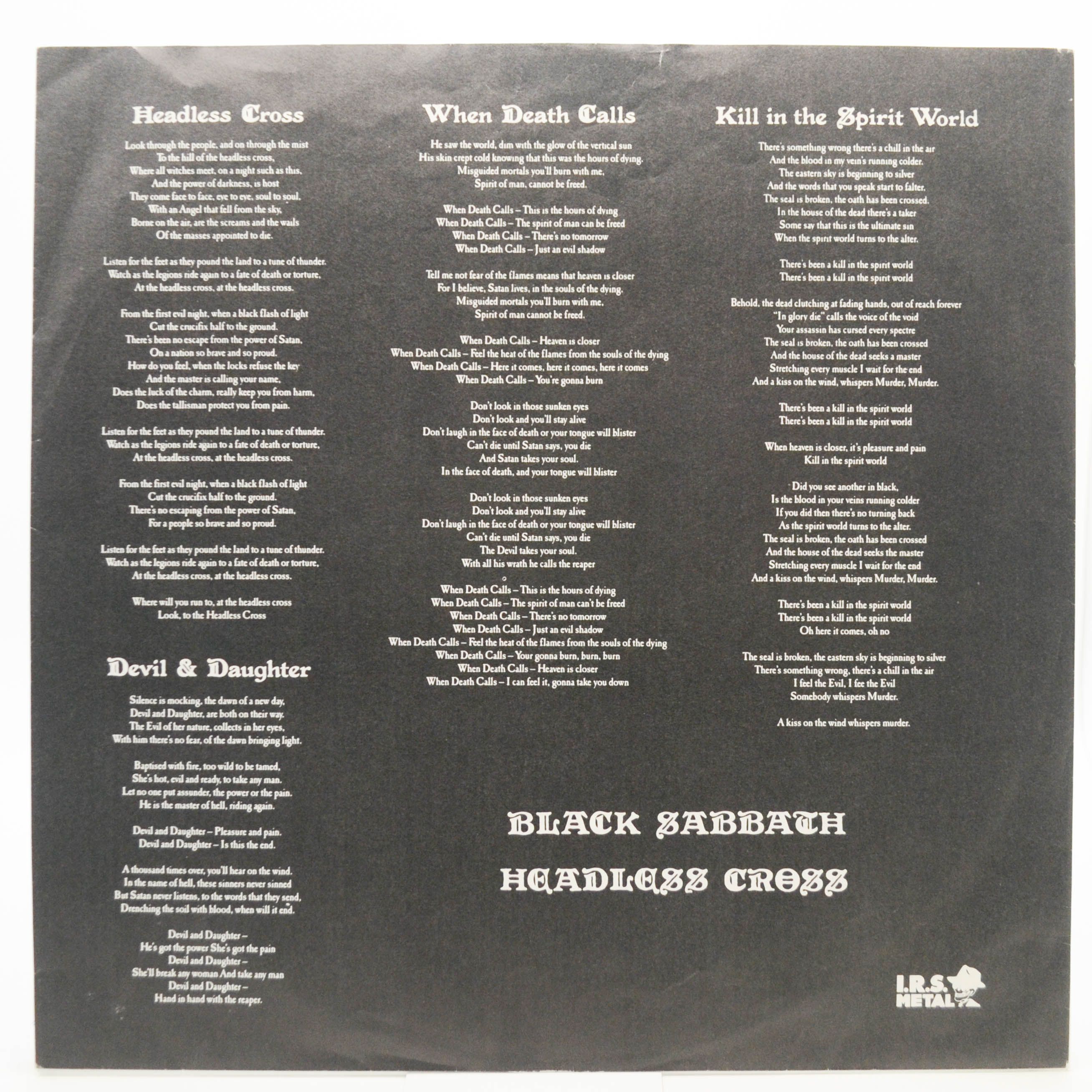 Black Sabbath — Headless Cross, 1989