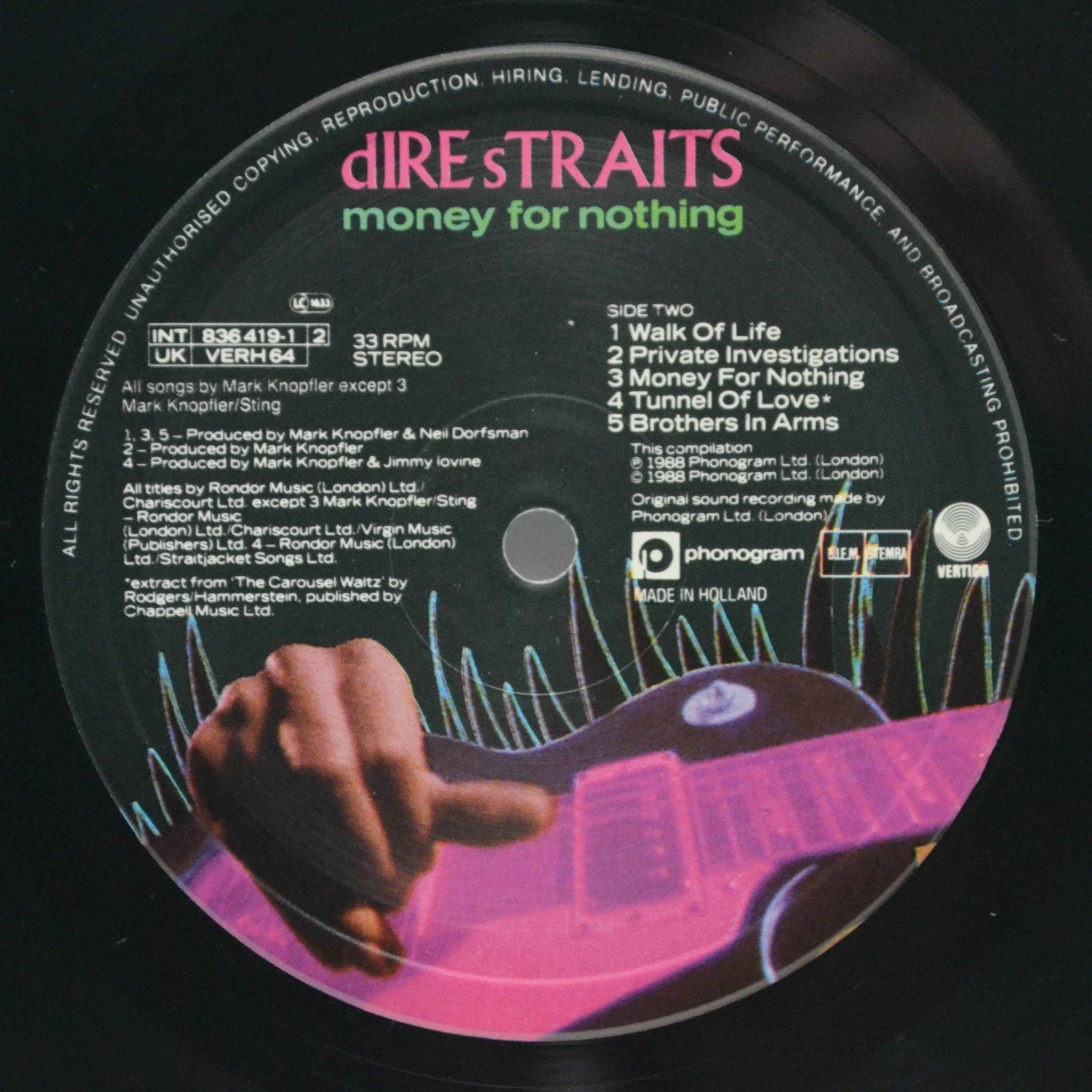 Dire Straits — Money For Nothing, 1988