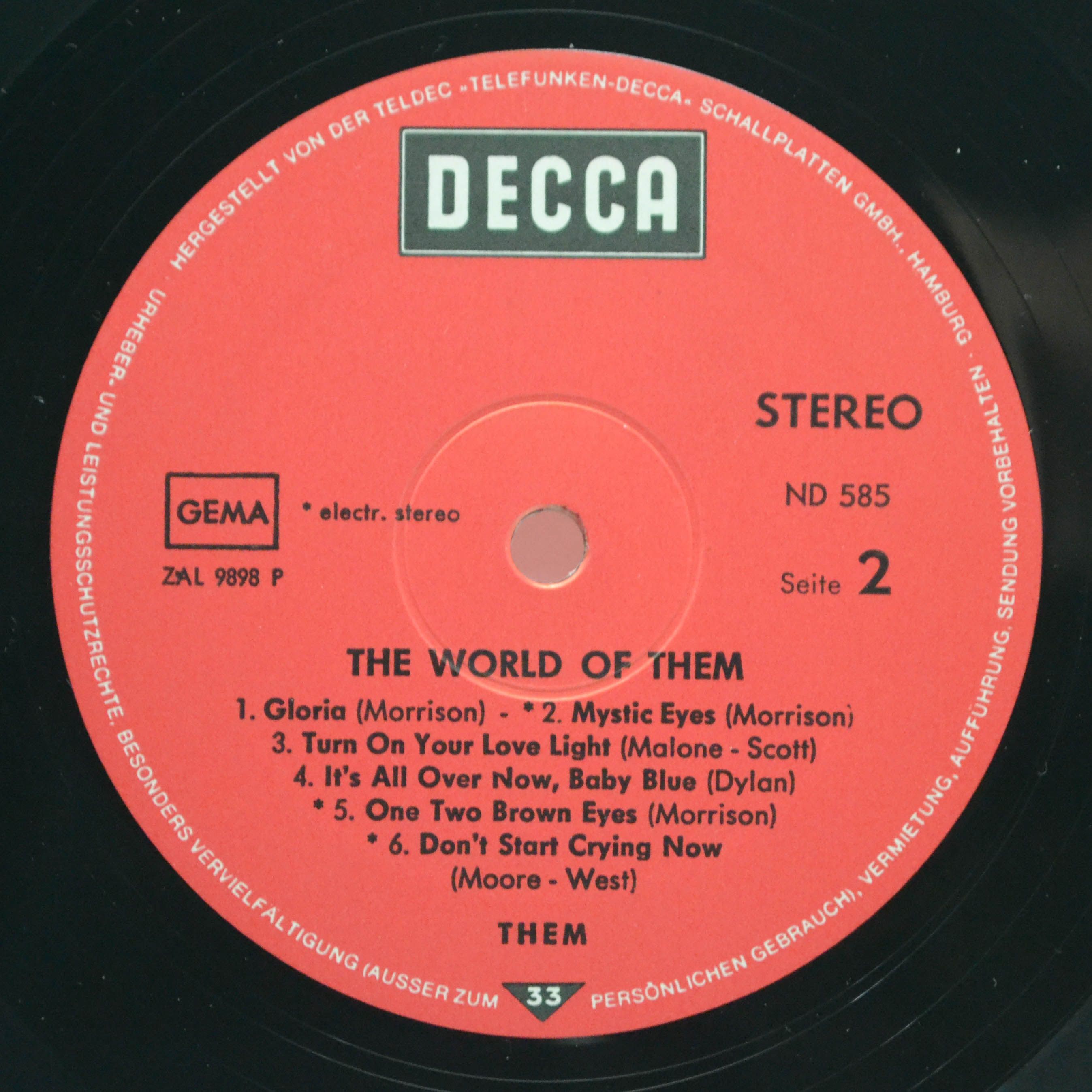Them — The World Of Them, 1970