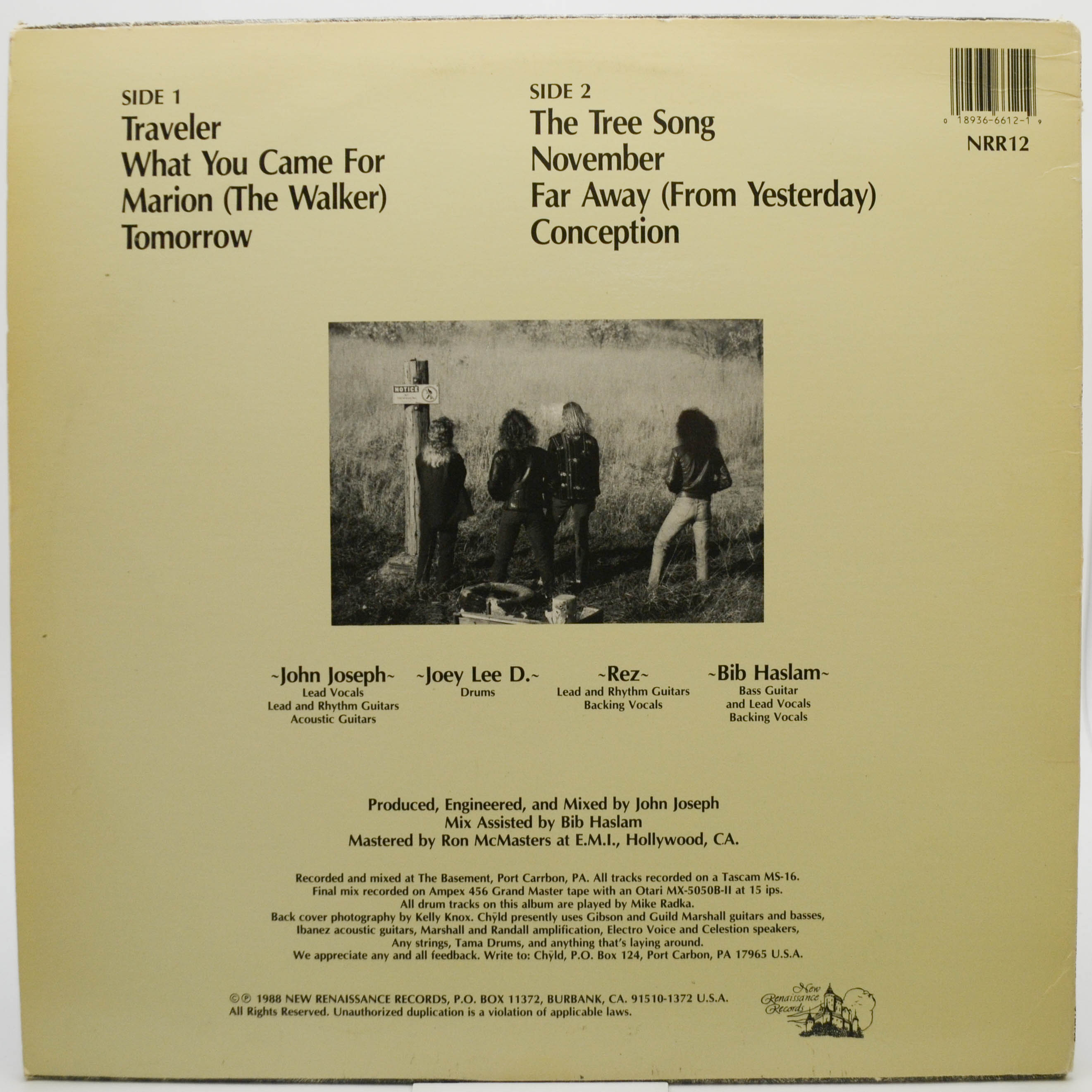 Chyld — Conception (1-st, USA), 1988