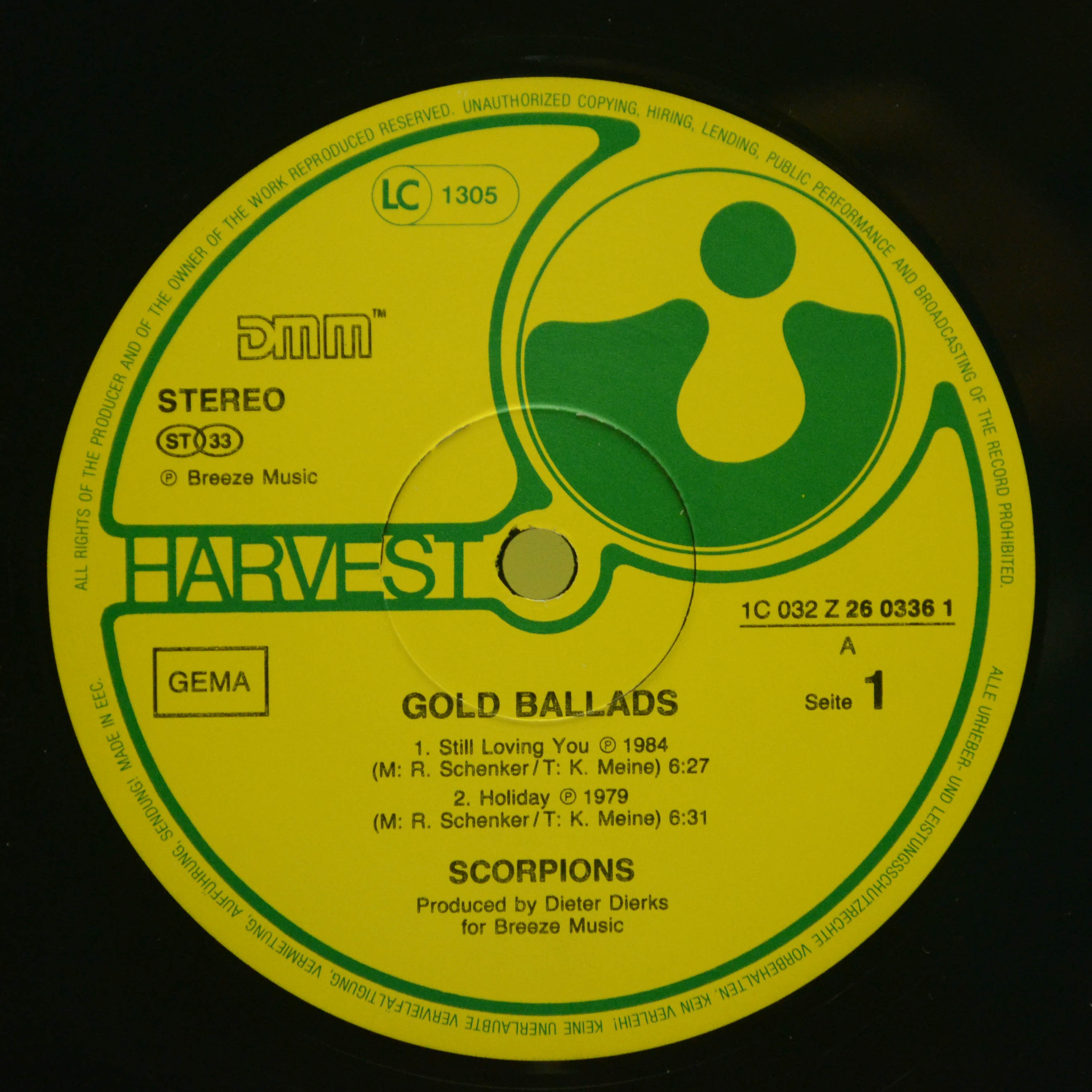 Scorpions — Gold Ballads, 1984