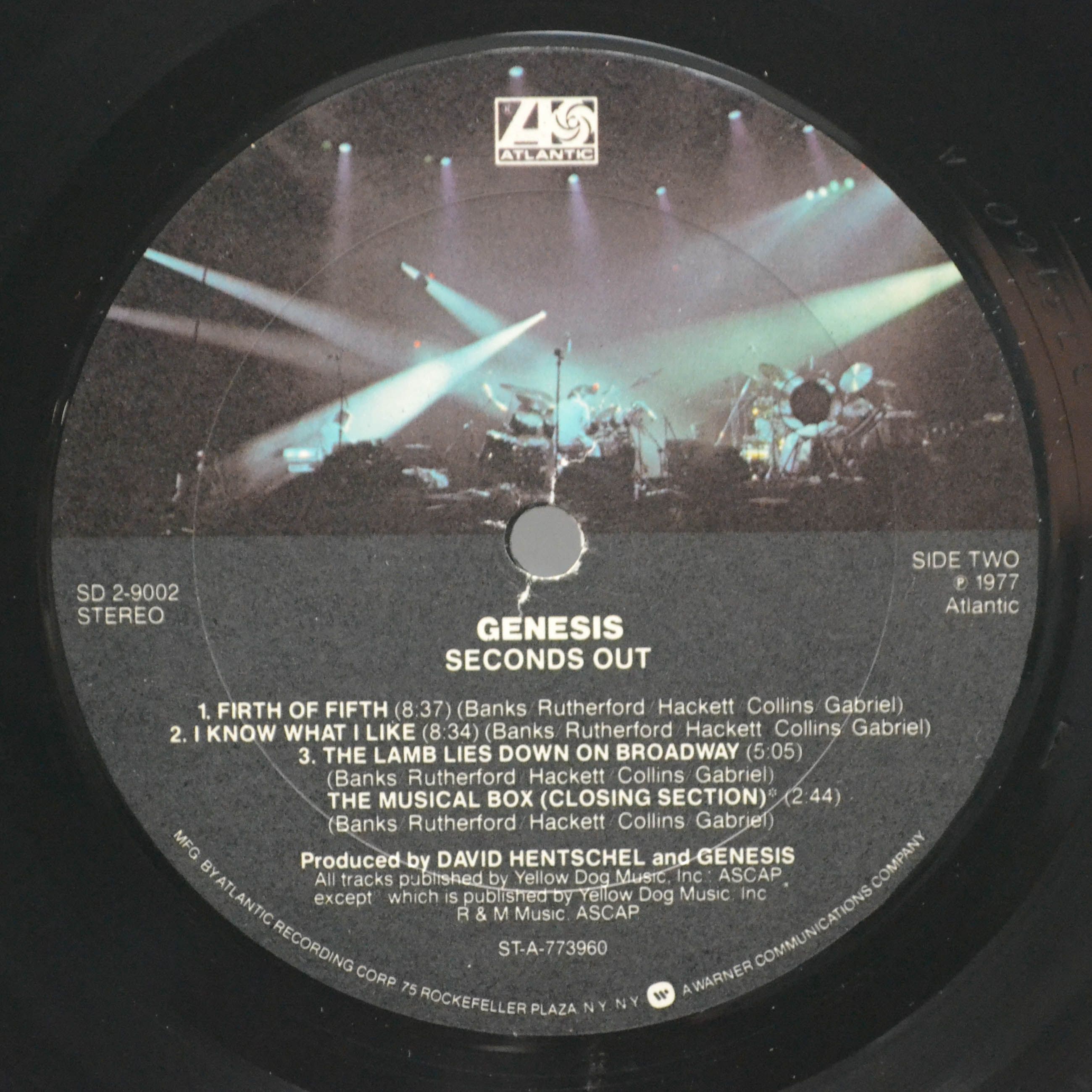 Genesis — Seconds Out (2LP, USA), 1977