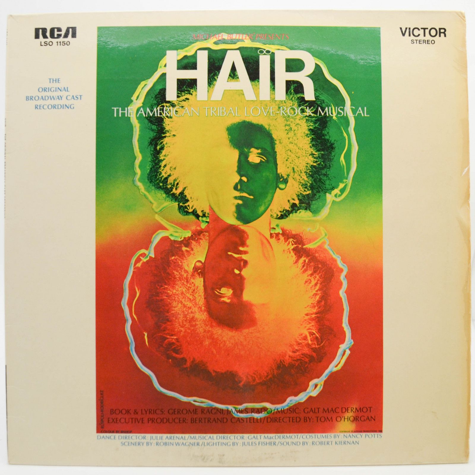 Various — Hair (The American Tribal Love-Rock Musical), 1968