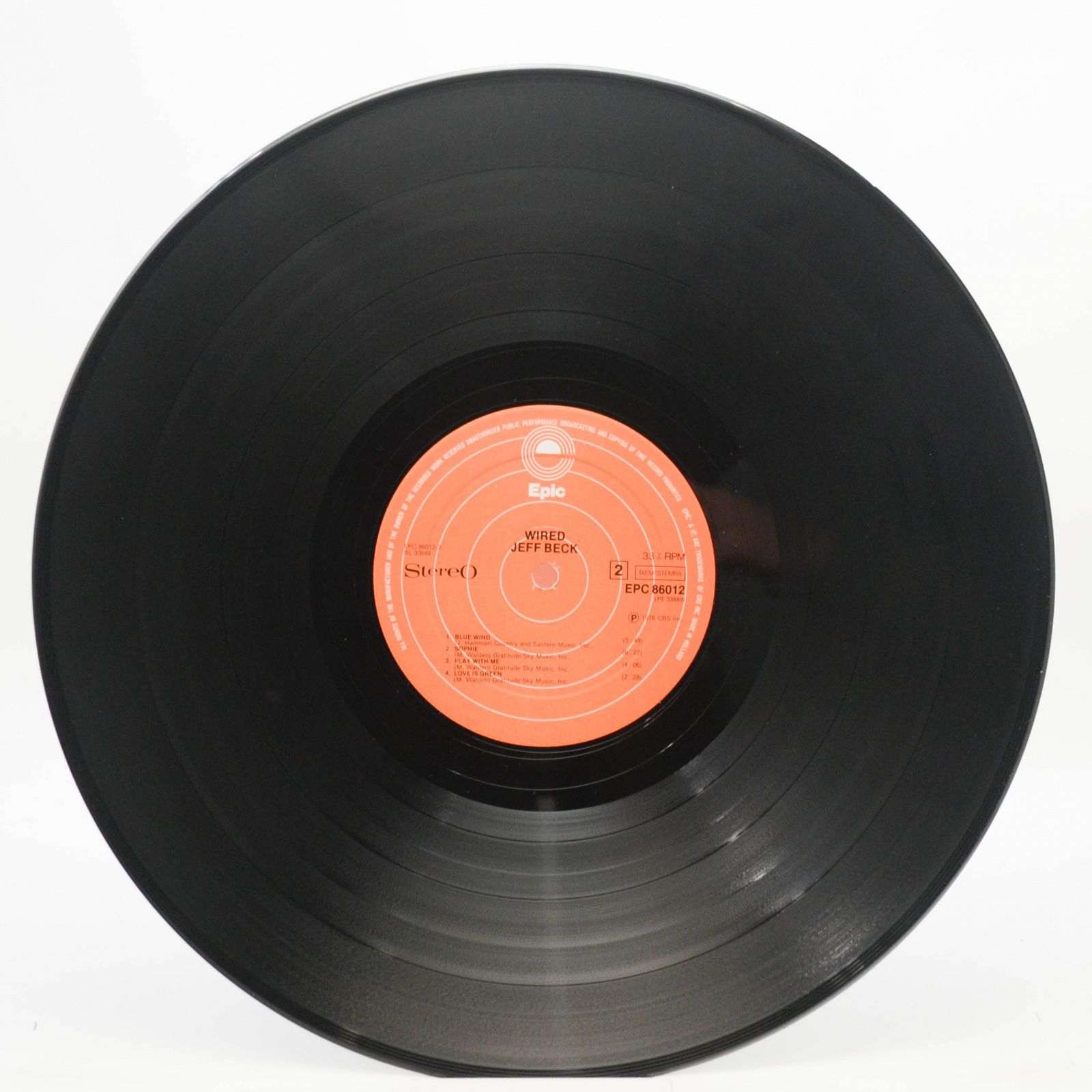 Jeff Beck — Wired, 1976