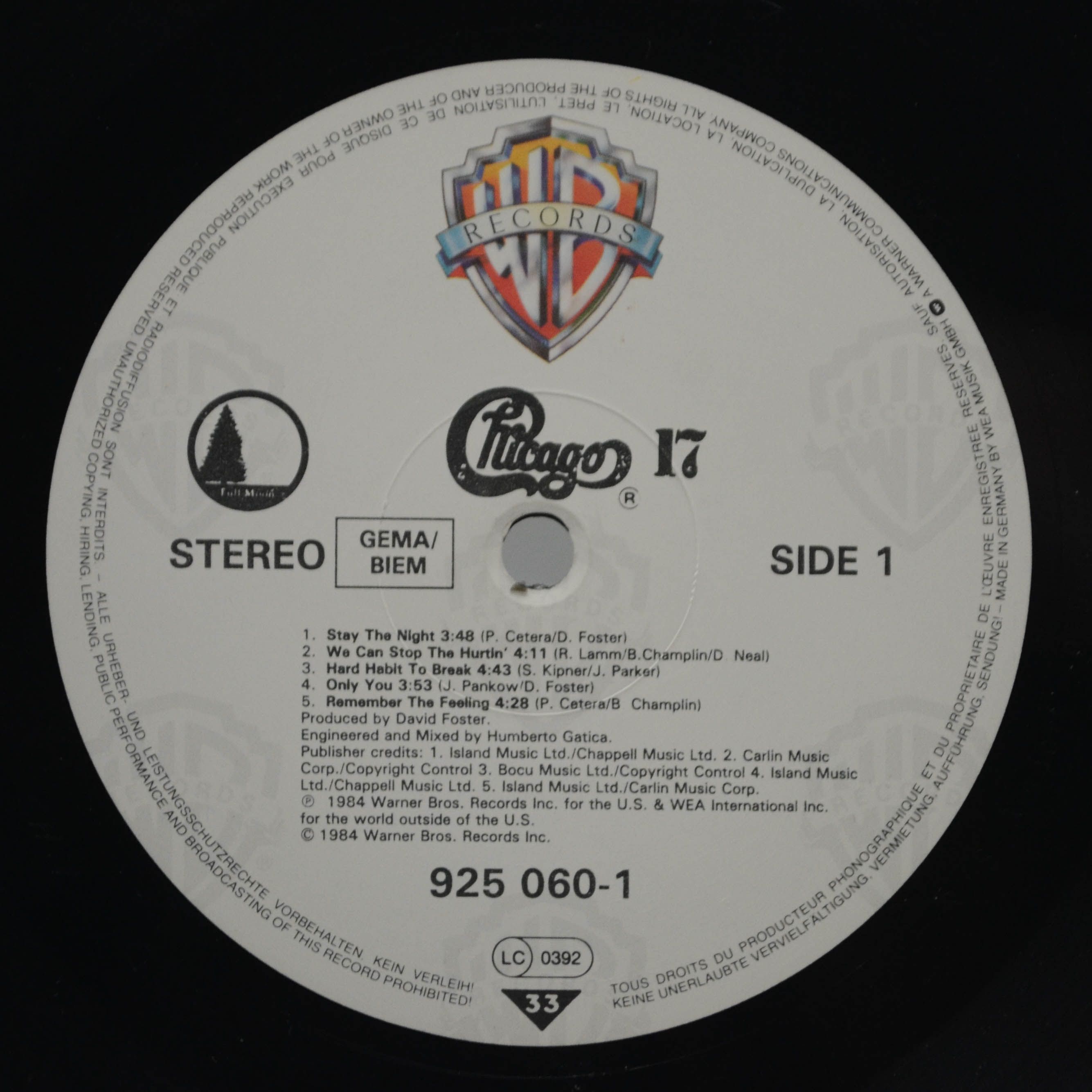 Chicago — Chicago 17, 1984