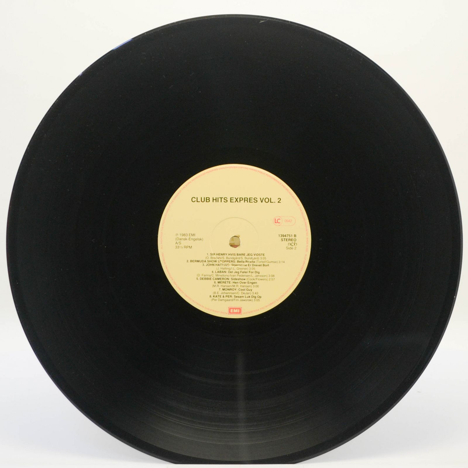 Various — Club Hits Vol. 2, 1983