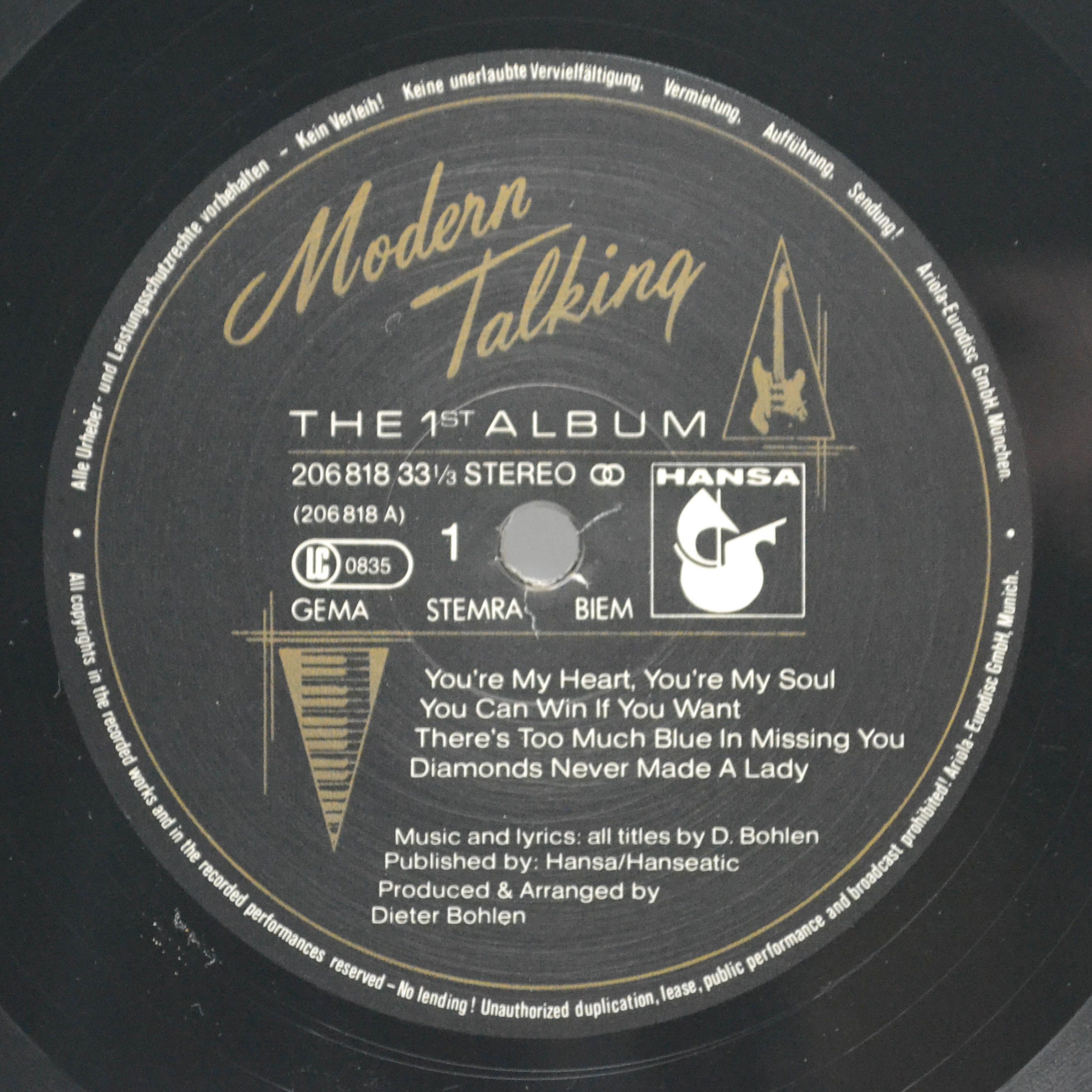 Modern Talking — The 1st Album, 1985