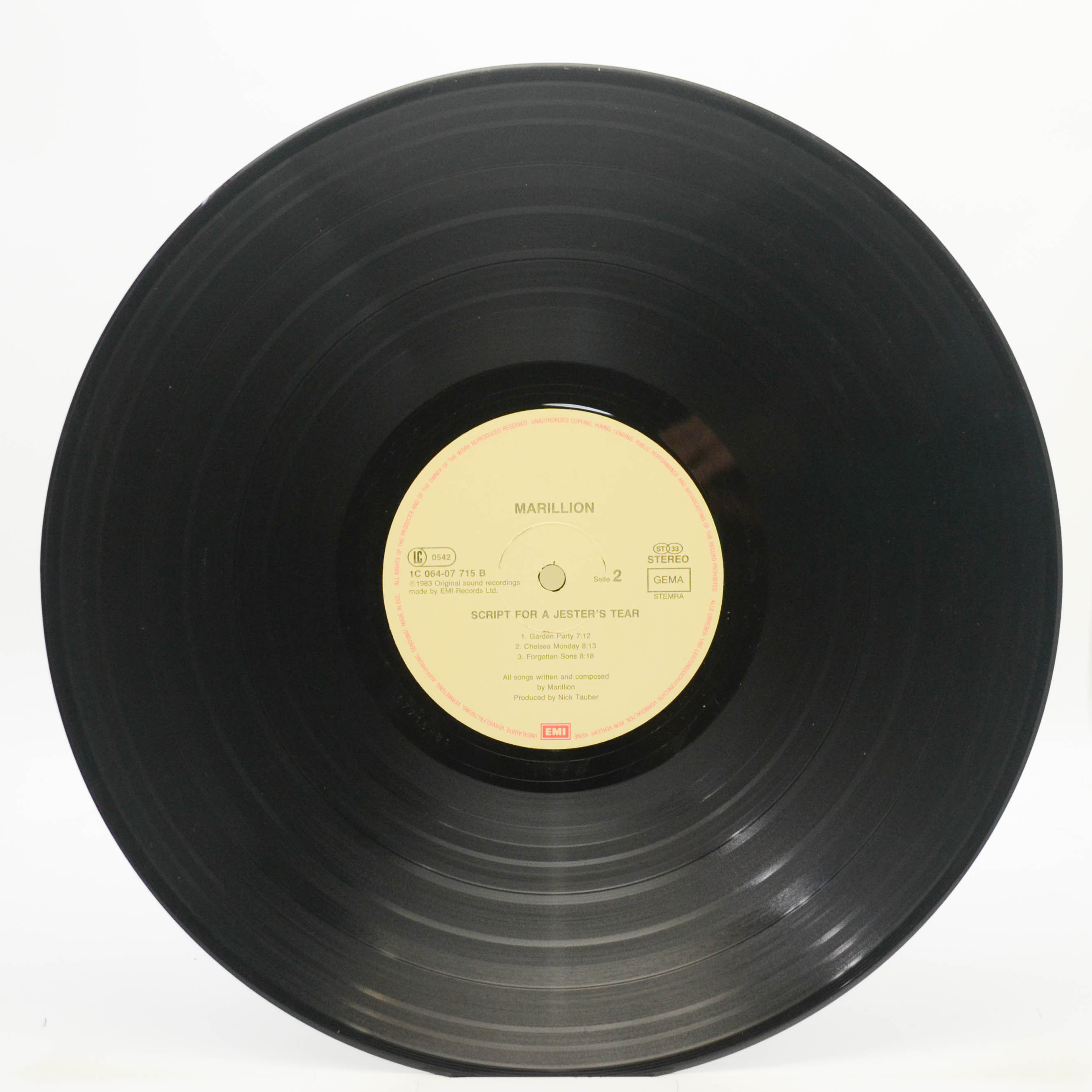 Marillion — Script For A Jester's Tear, 1983