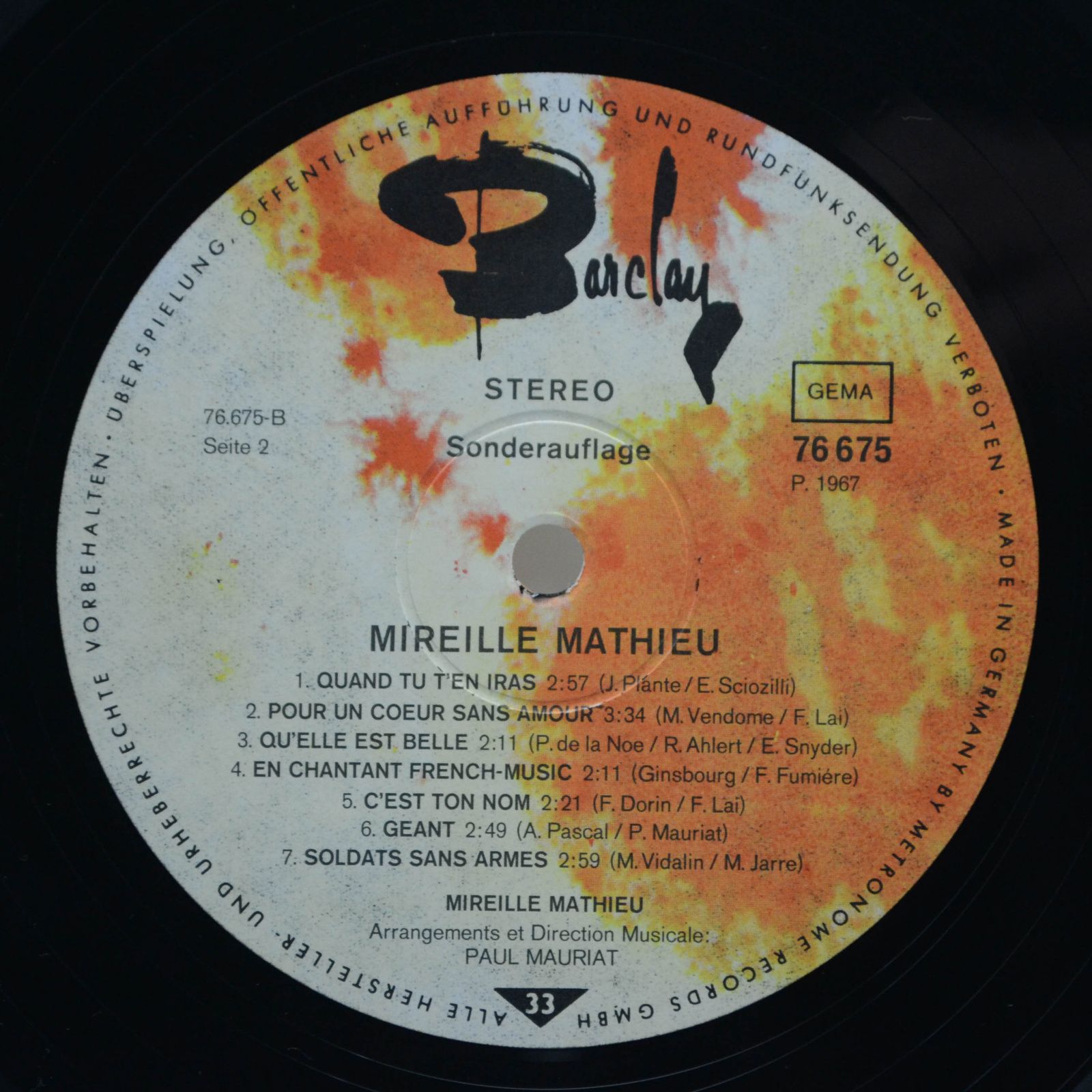 Mireille Mathieu — Mireille Mathieu, 1967