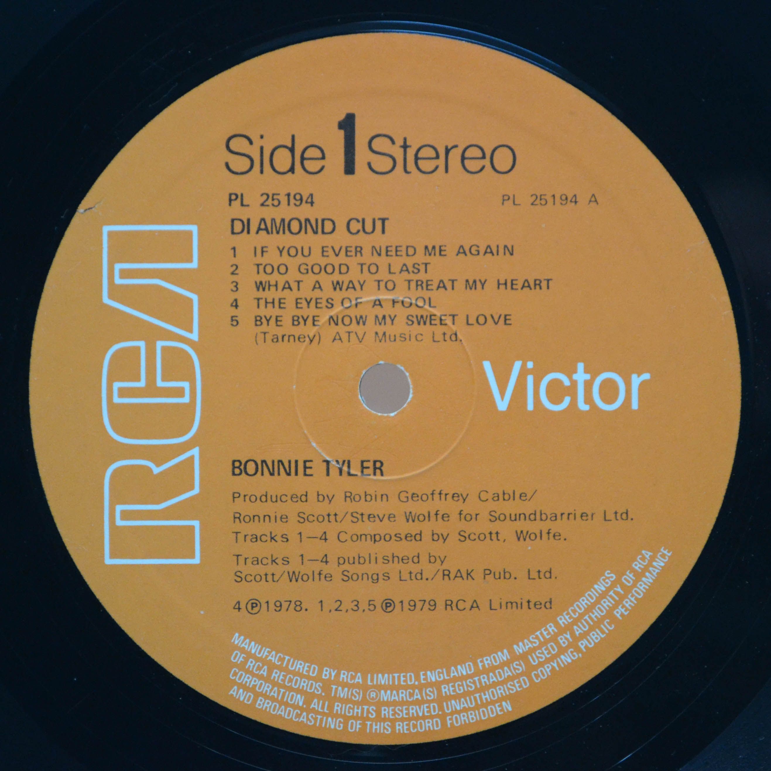 Bonnie Tyler — Diamond Cut (1-st, UK), 1979