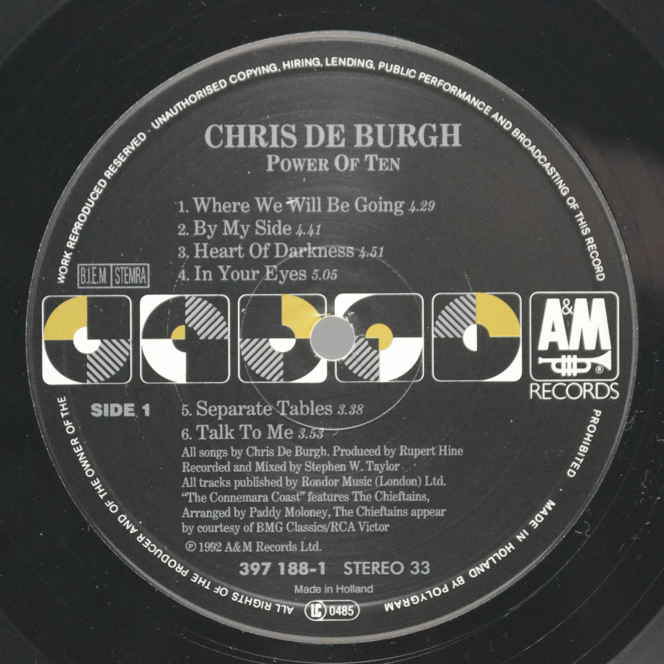 Chris de Burgh — Power Of Ten, 1992