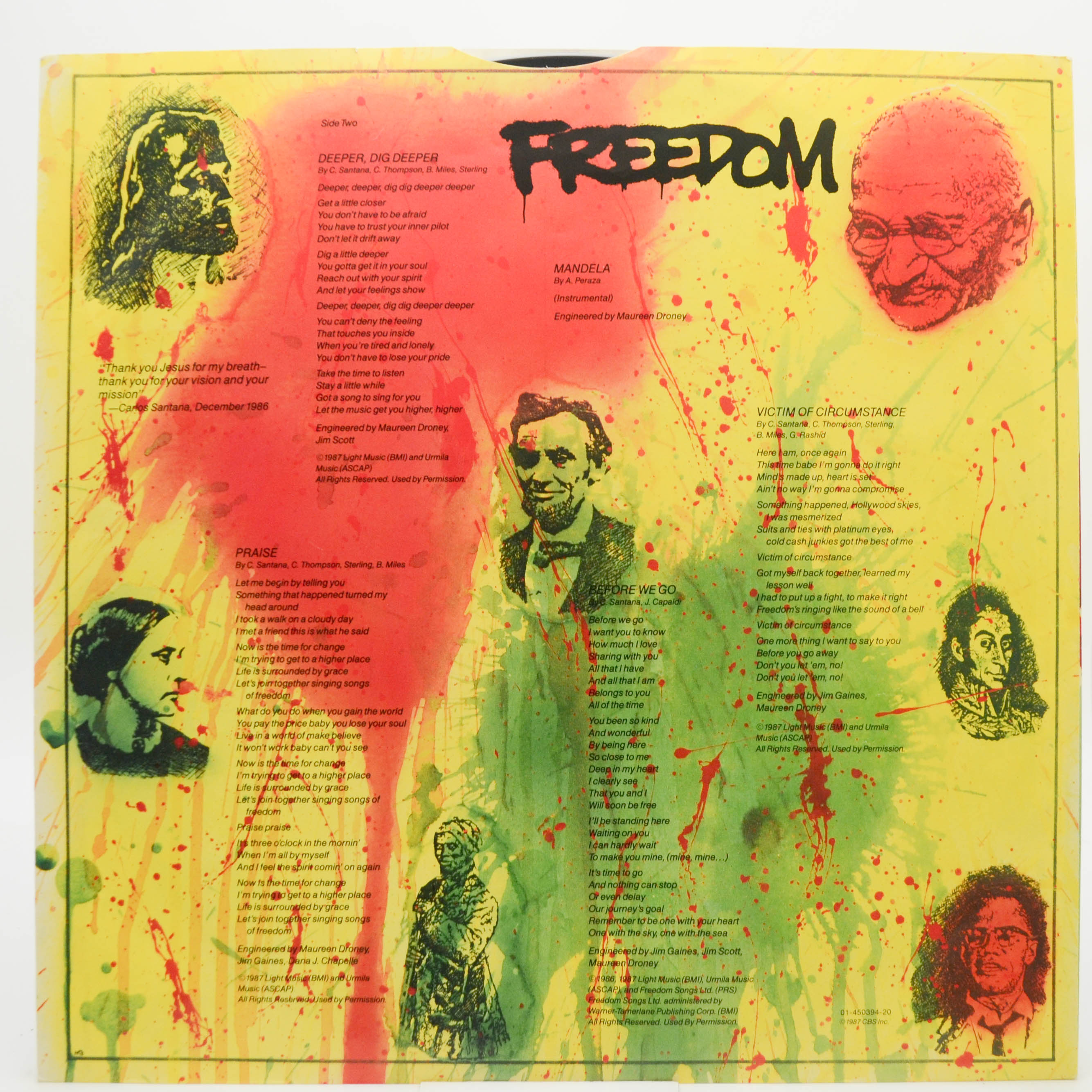 Santana — Freedom, 1987