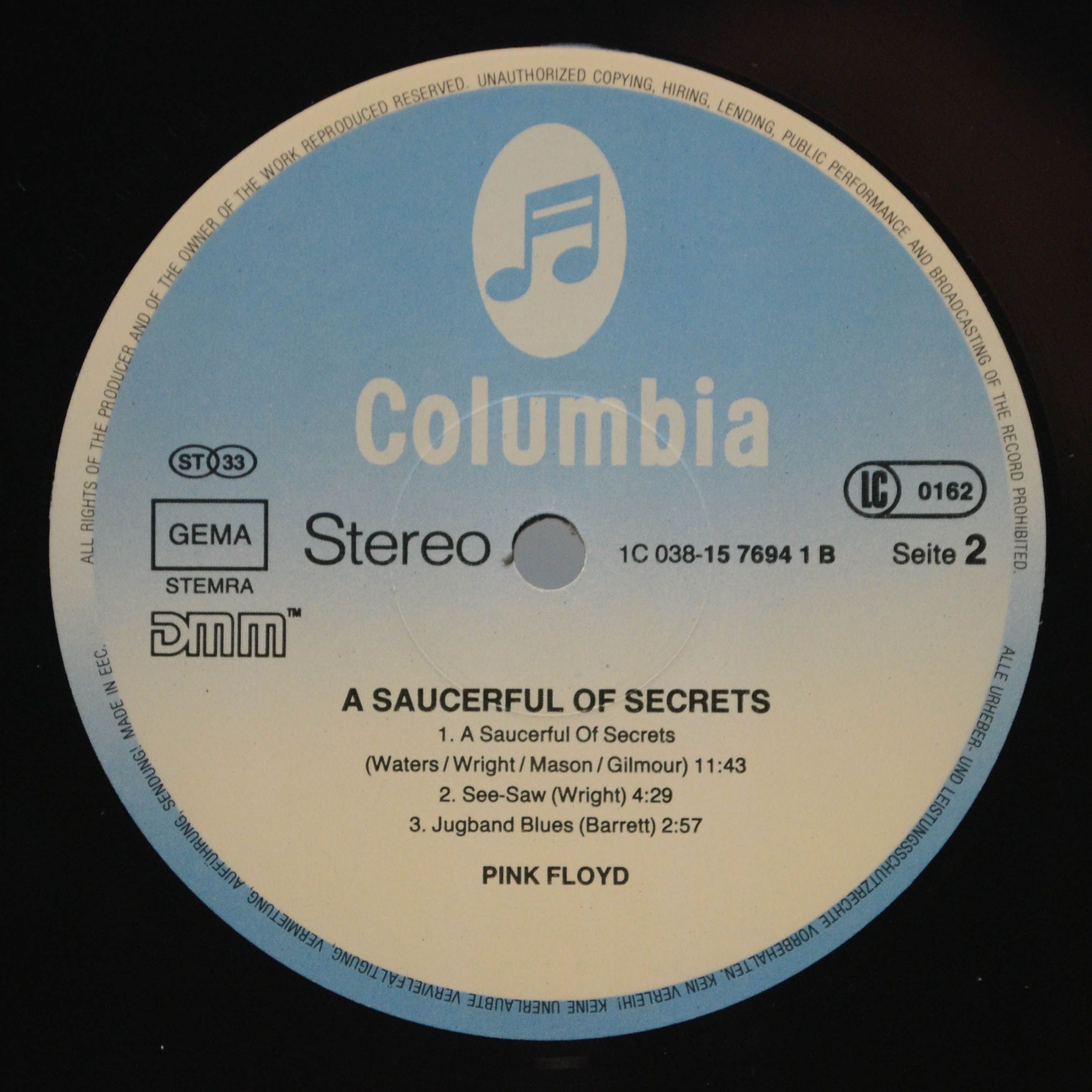 Pink Floyd — A Saucerful Of Secrets, 1968