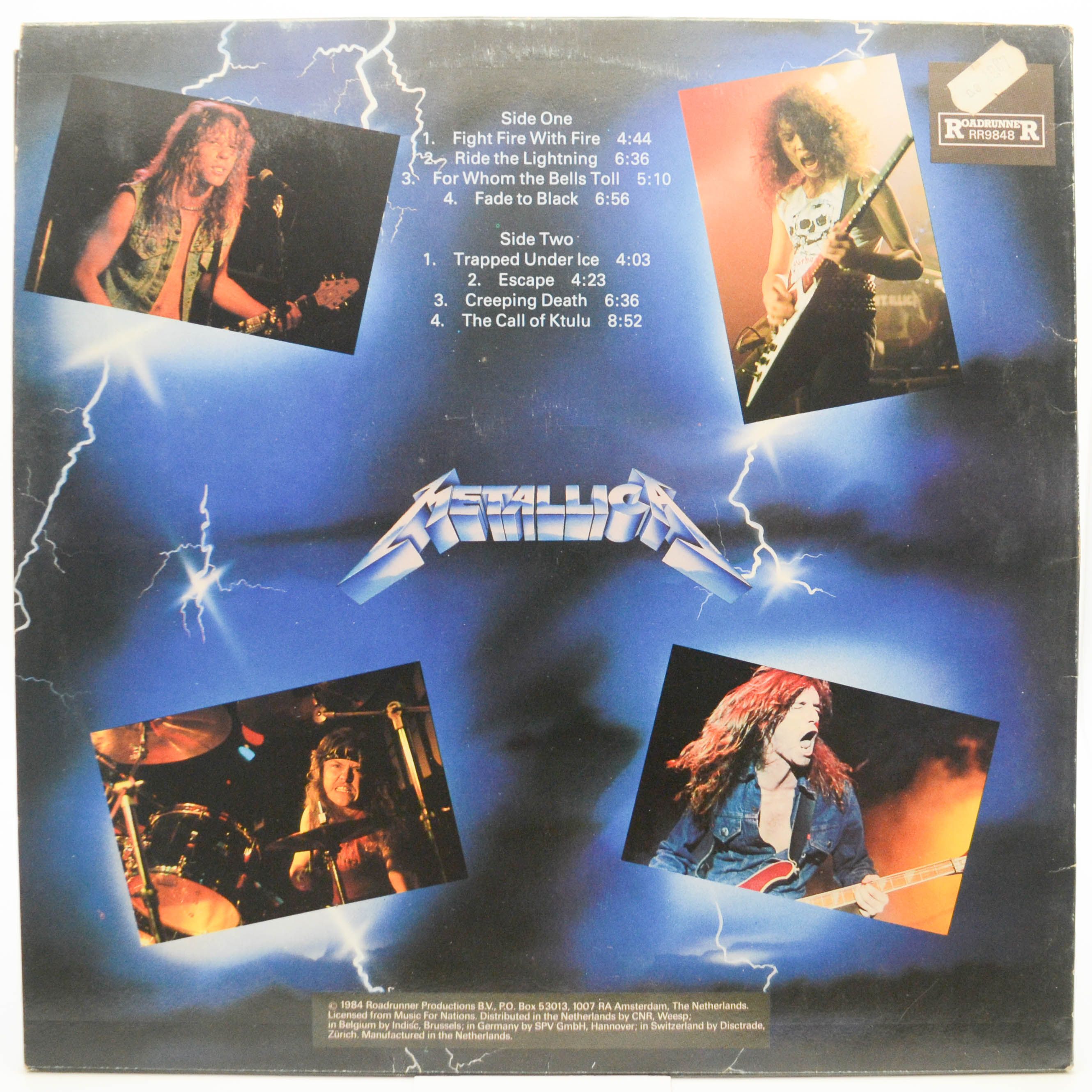 Metallica — Ride The Lightning, 1984