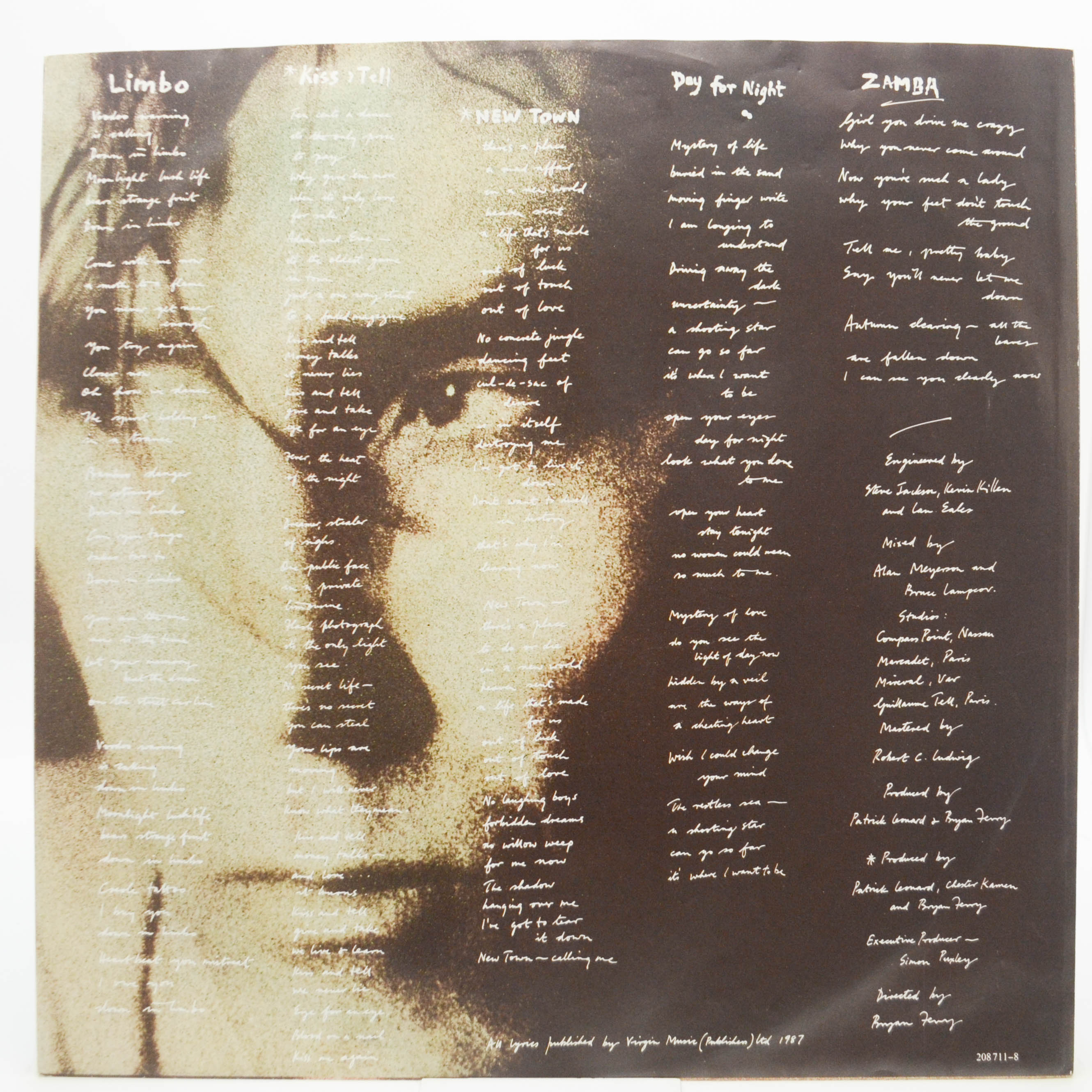 Bryan Ferry — Bête Noire, 1987