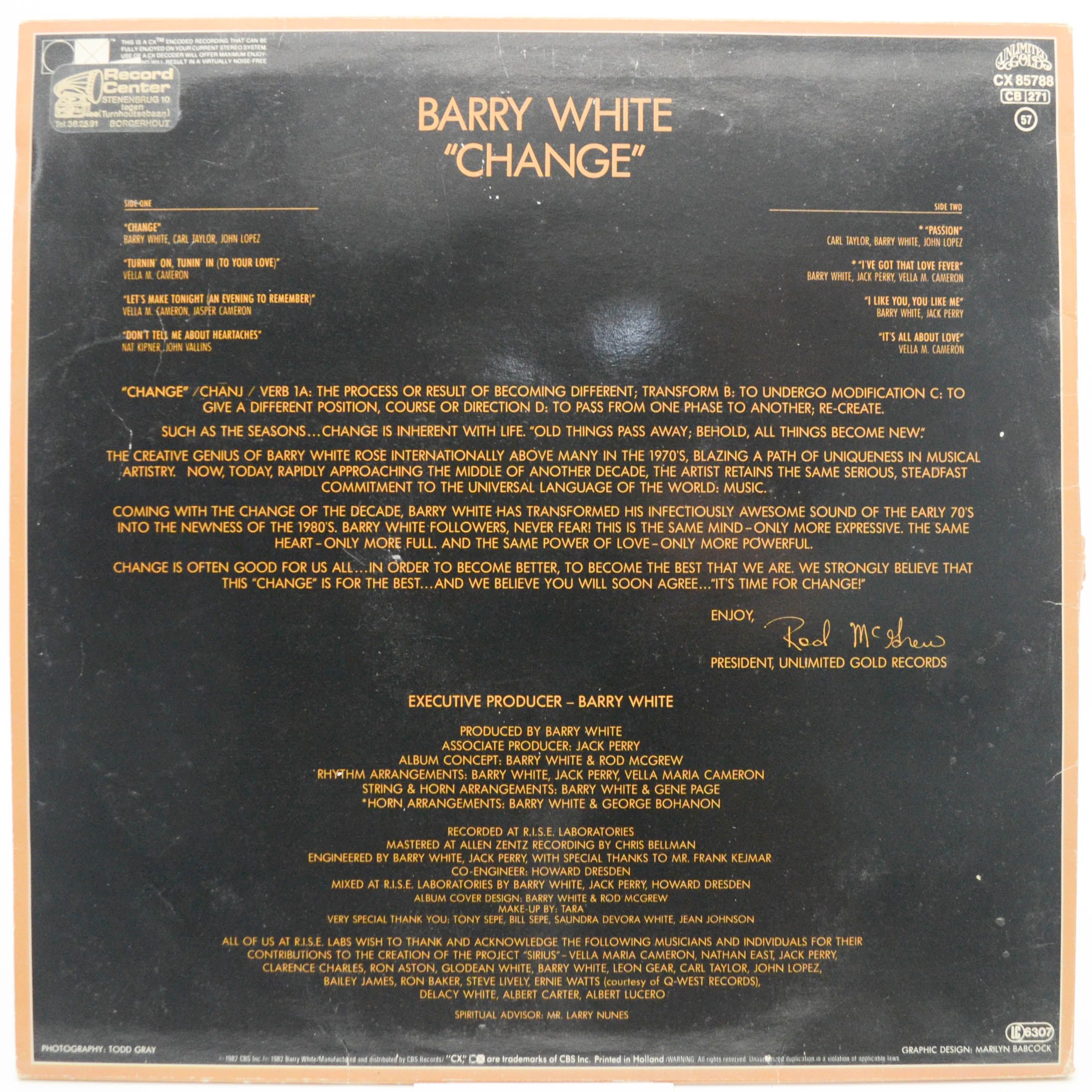 Barry White — Change, 1982