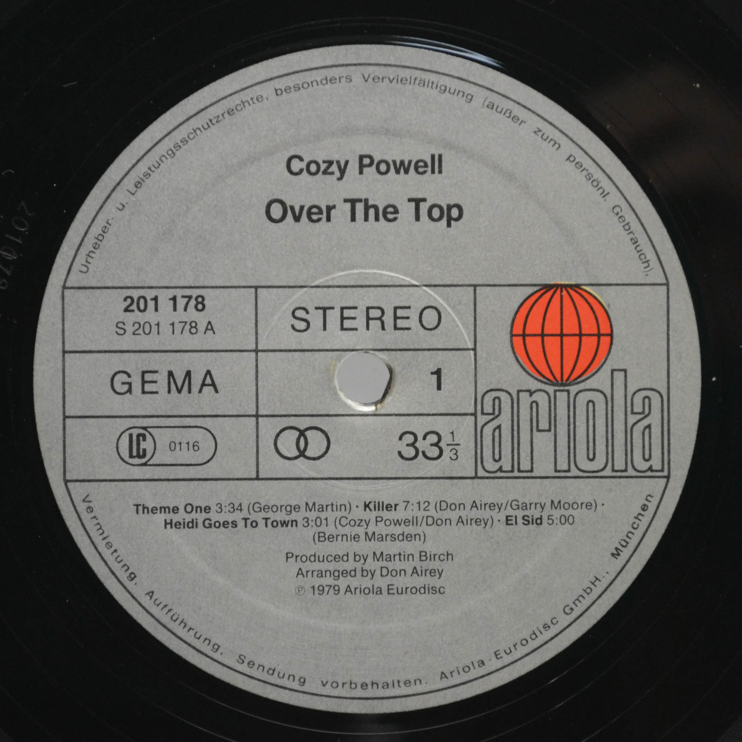 Cozy Powell — Over The Top, 1979